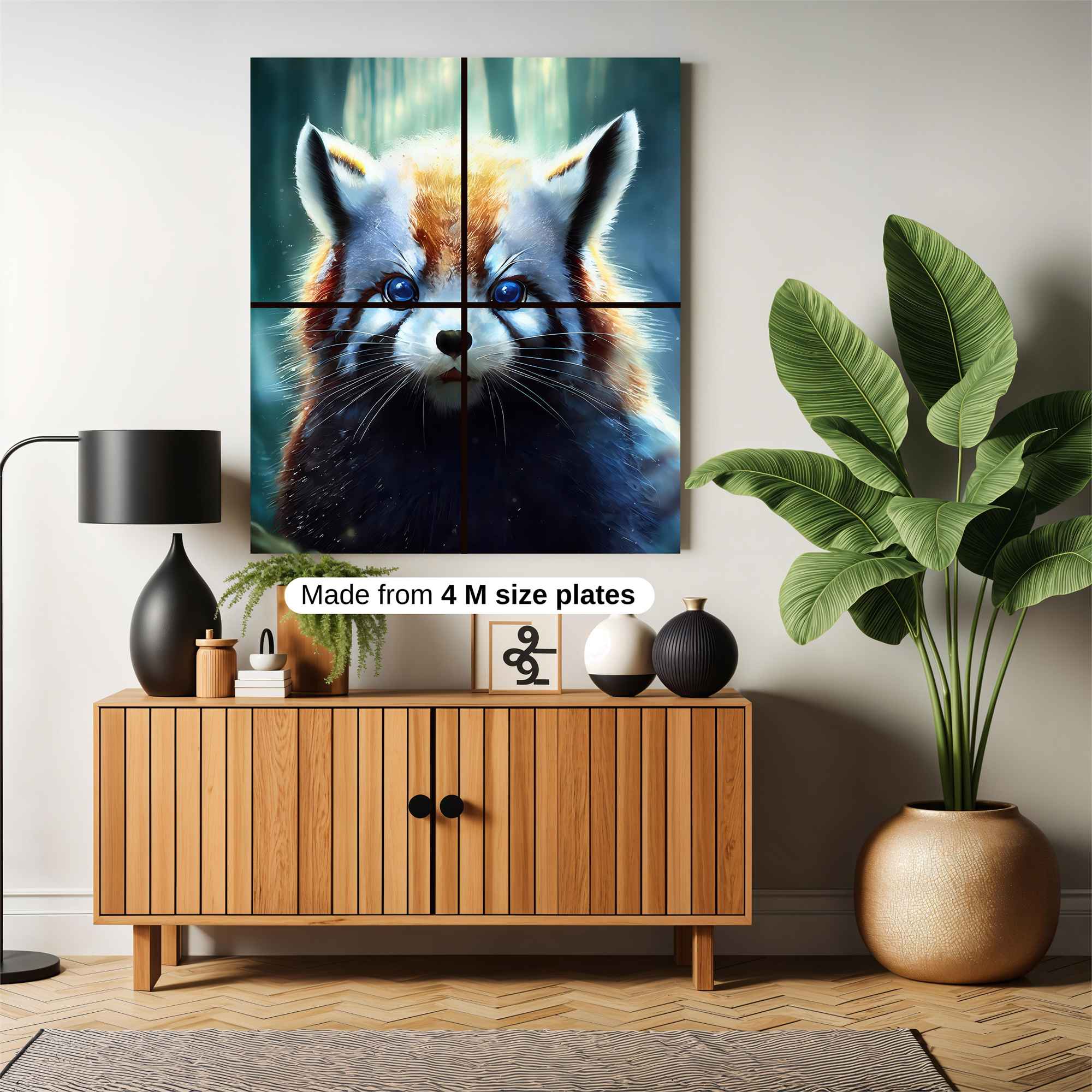 Red Panda Enchantment Safe Wall Magnetic / M