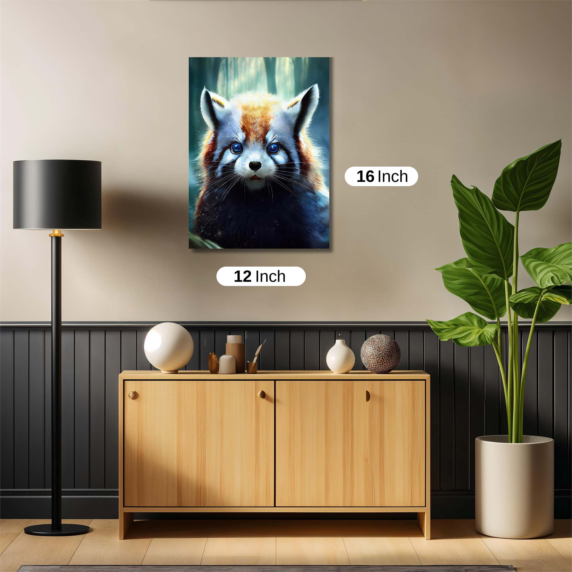 Red Panda Enchantment Safe Wall Magnetic / M