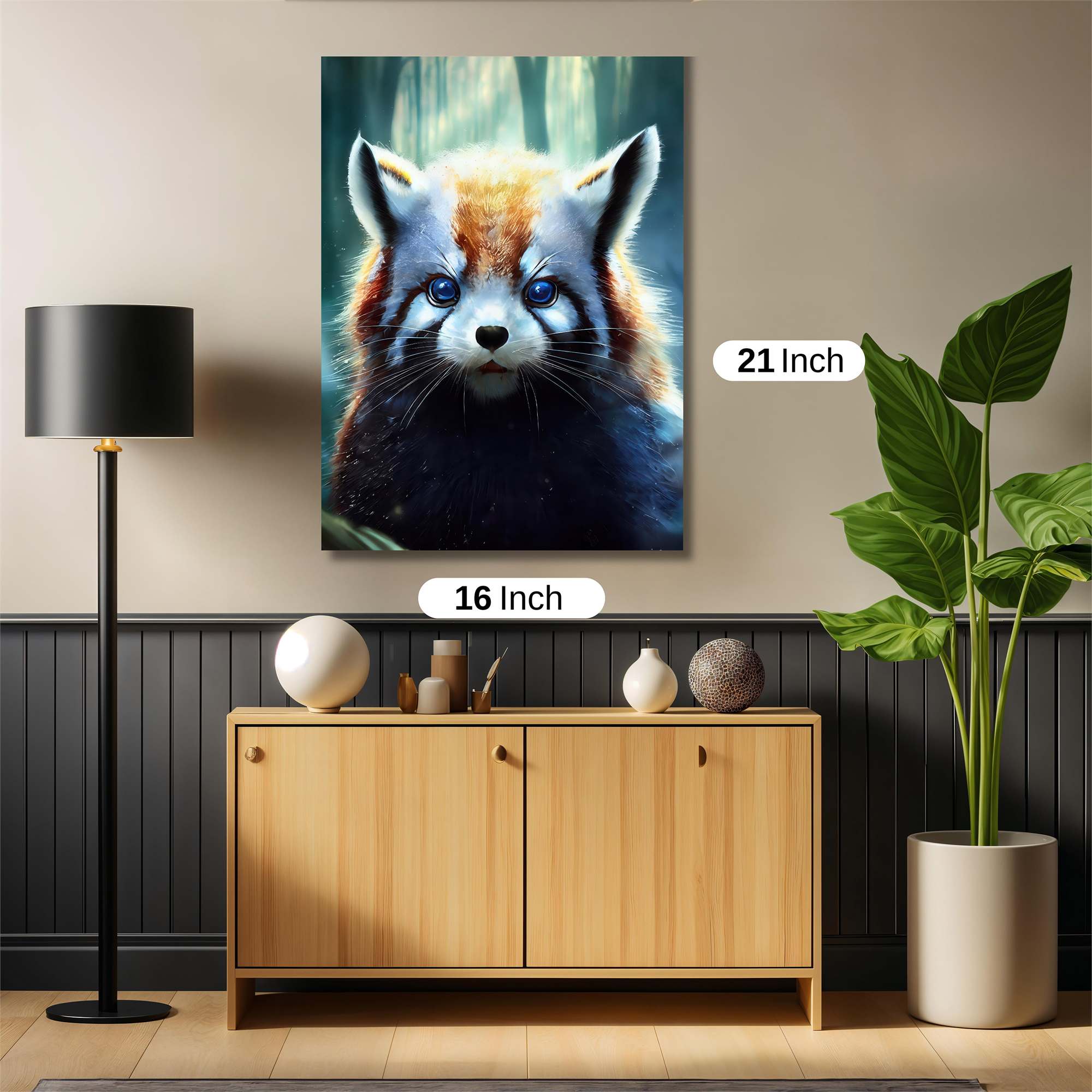 Red Panda Enchantment Safe Wall Magnetic / M