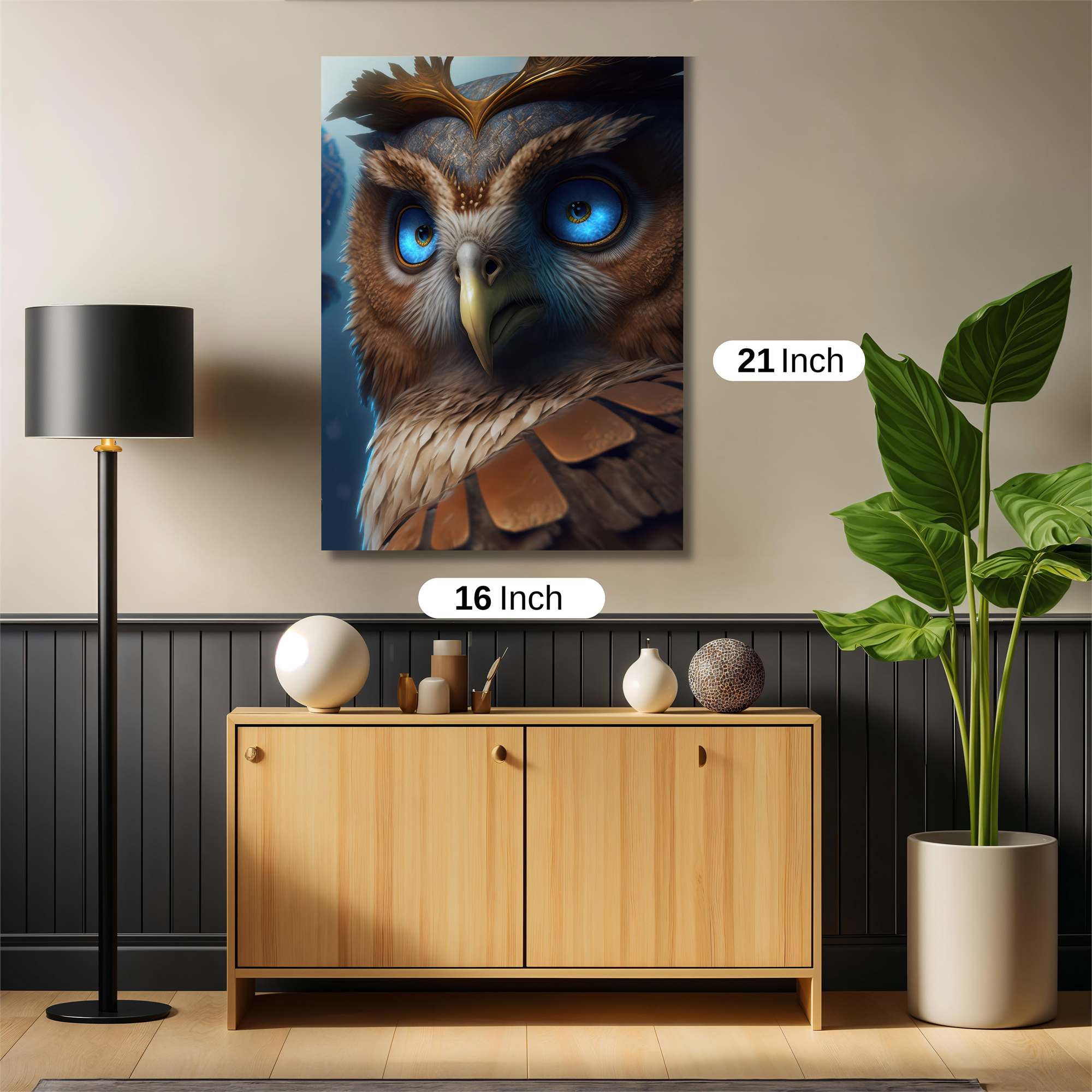 Owl Enigma Safe Wall Magnetic / M