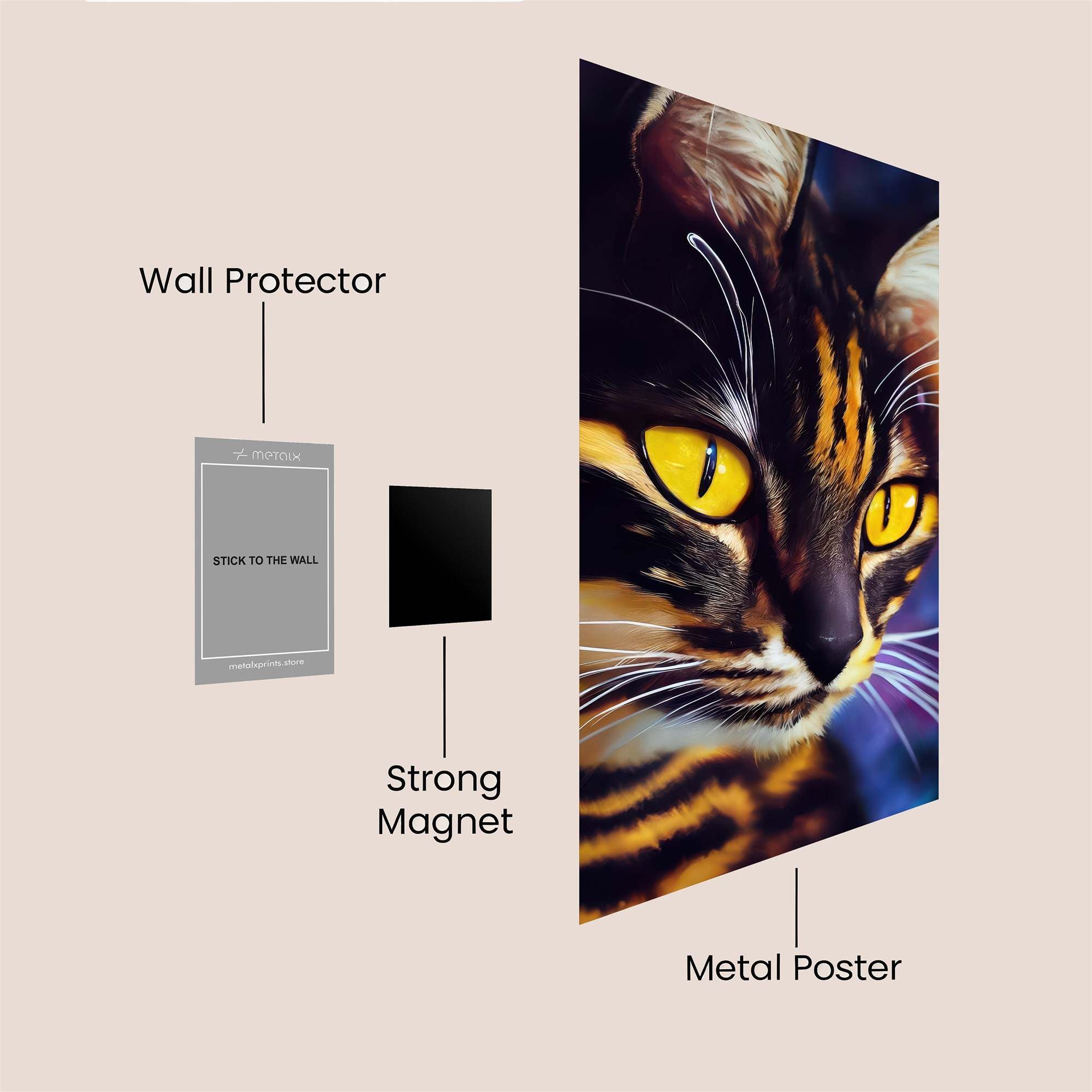 Mystic Gaze Safe Wall Magnetic / M