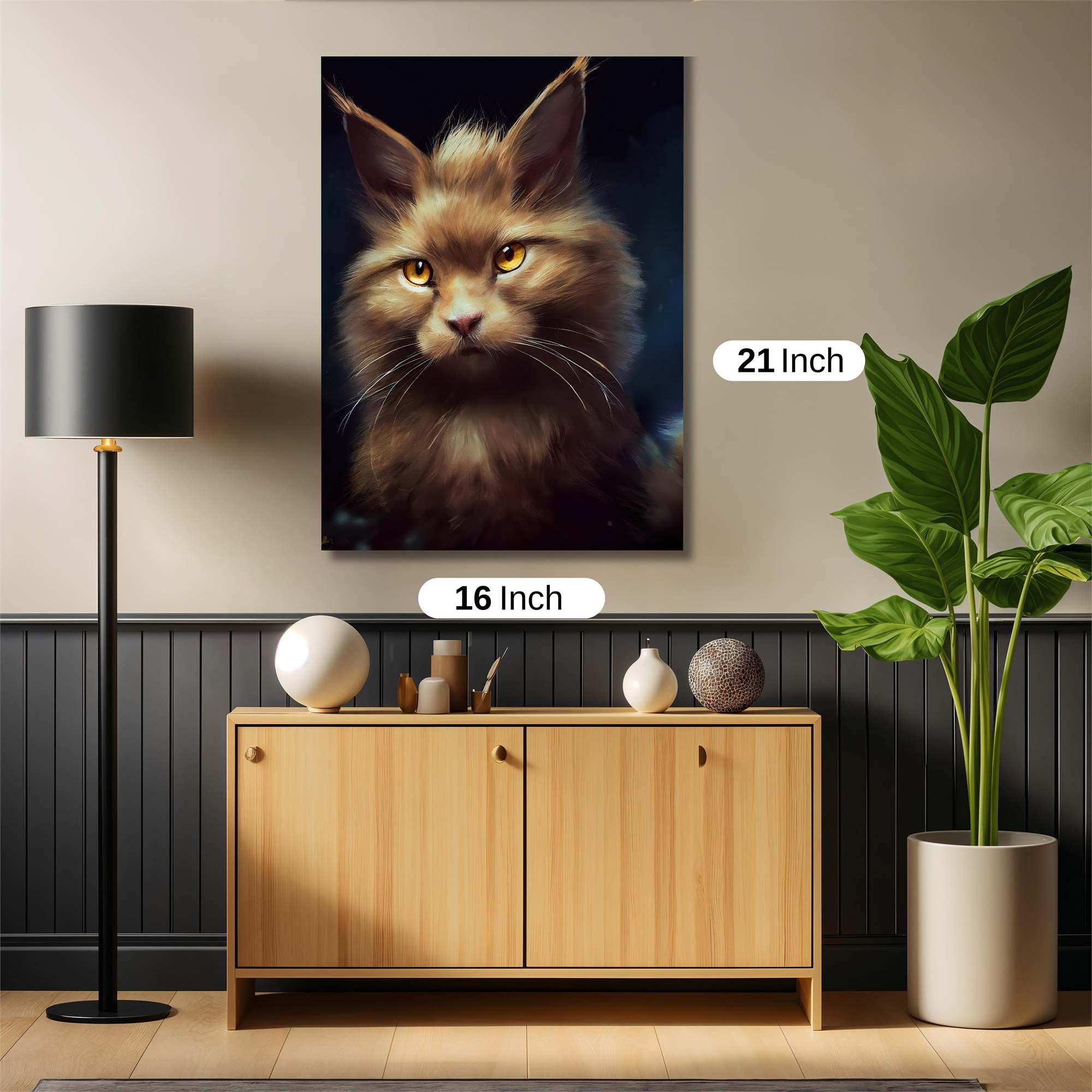 Mystic Feline Safe Wall Magnetic / M