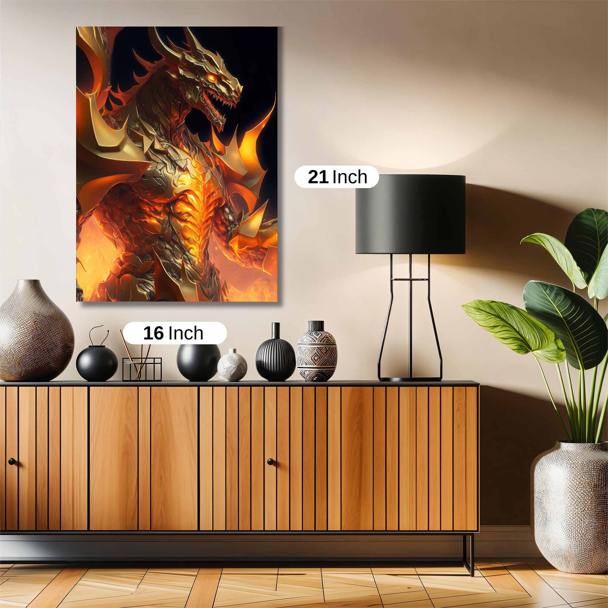 Inferno Majesty Safe Wall Magnetic / M