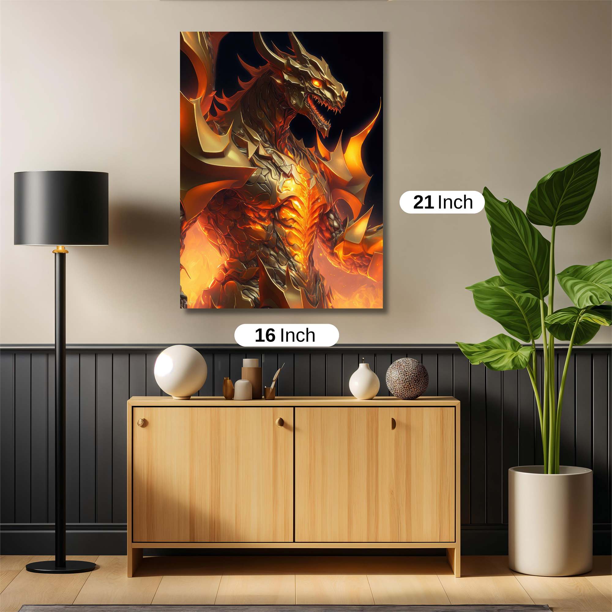 Inferno Majesty Safe Wall Magnetic / M