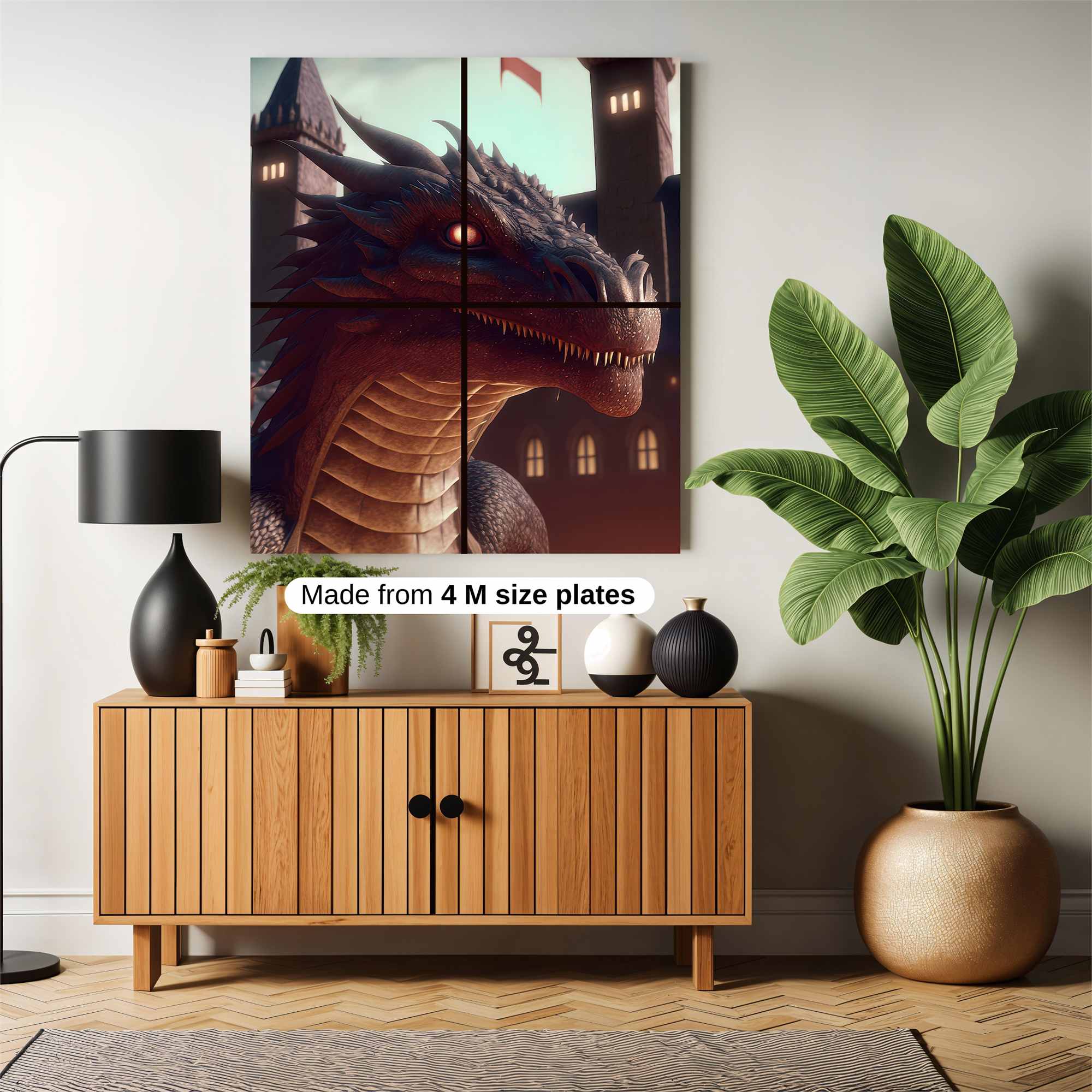 Dragon Menace Safe Wall Magnetic / M