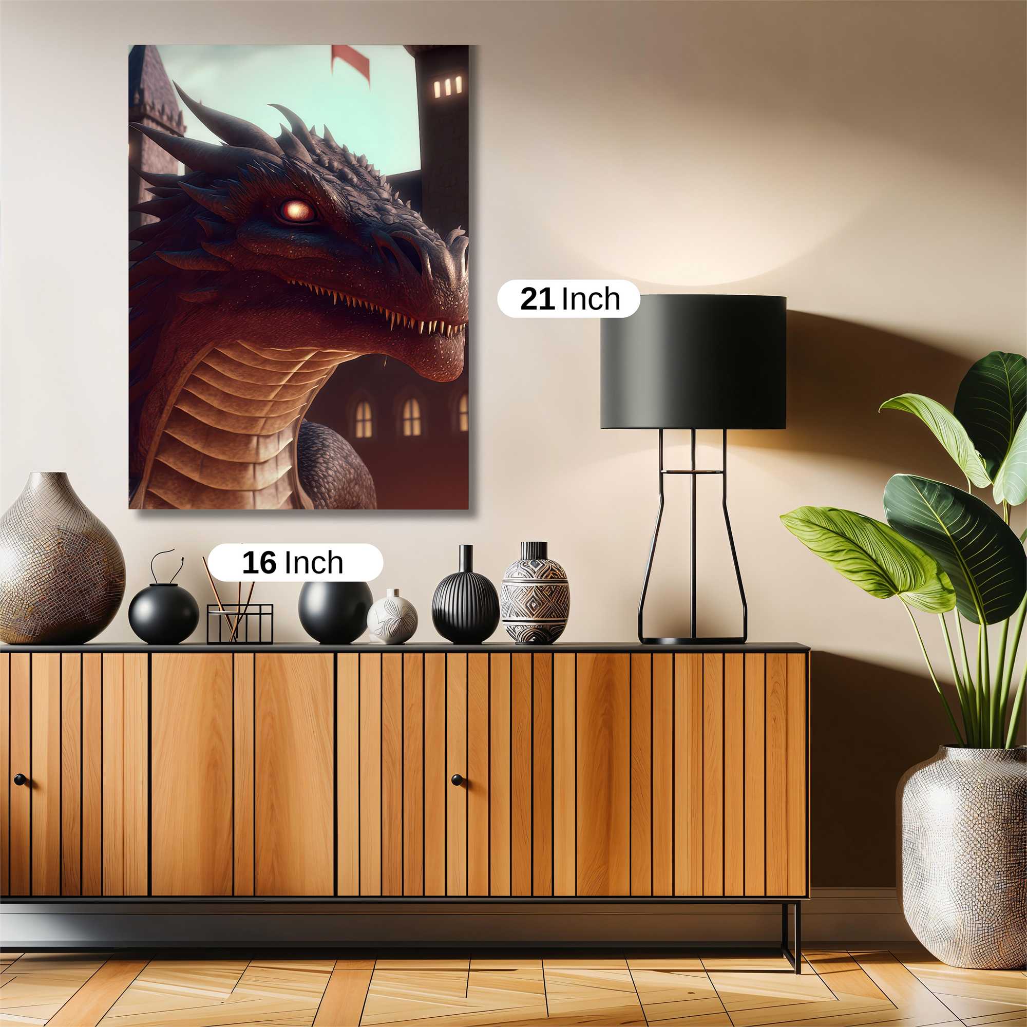 Dragon Menace Safe Wall Magnetic / M