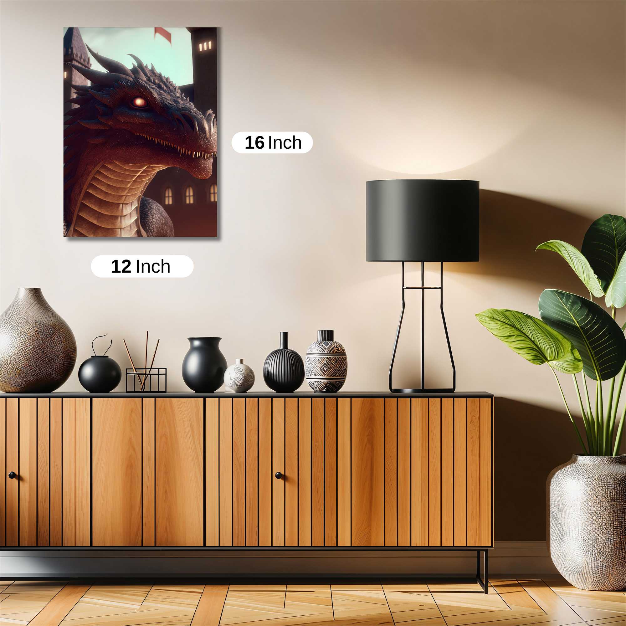 Dragon Menace Safe Wall Magnetic / M