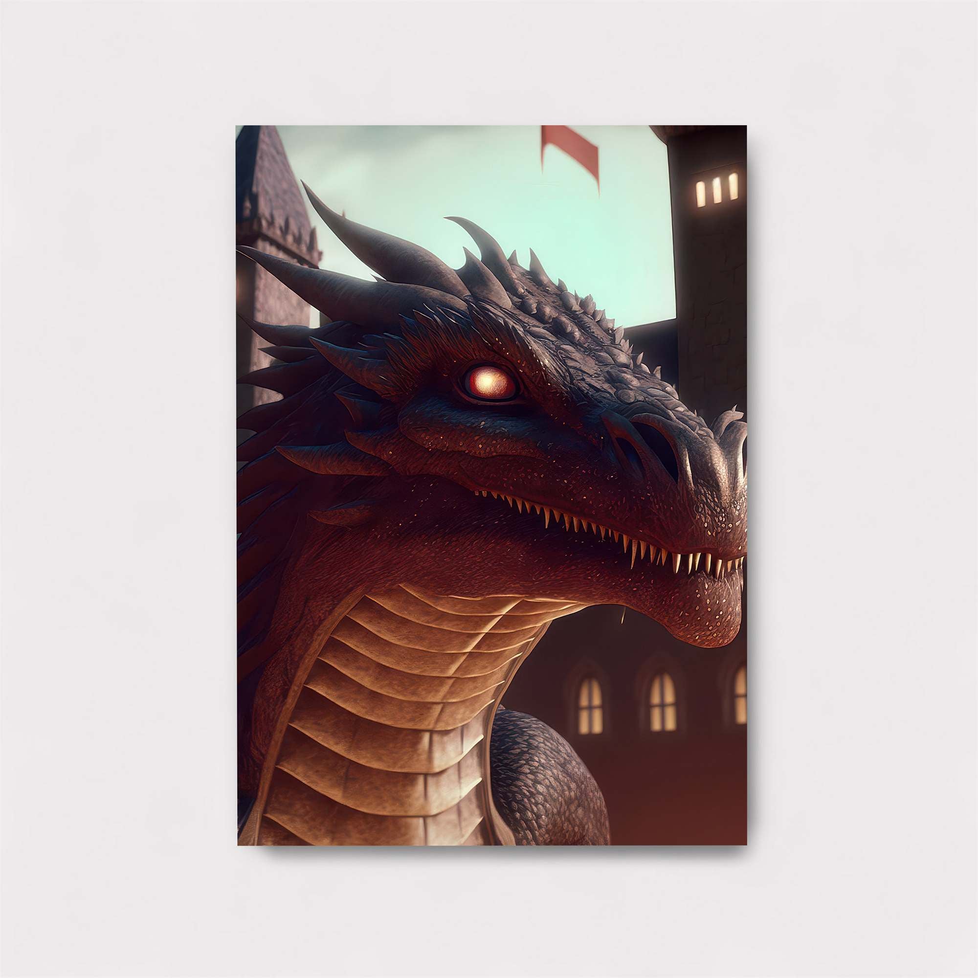 Dragon Menace Safe Wall Magnetic / M