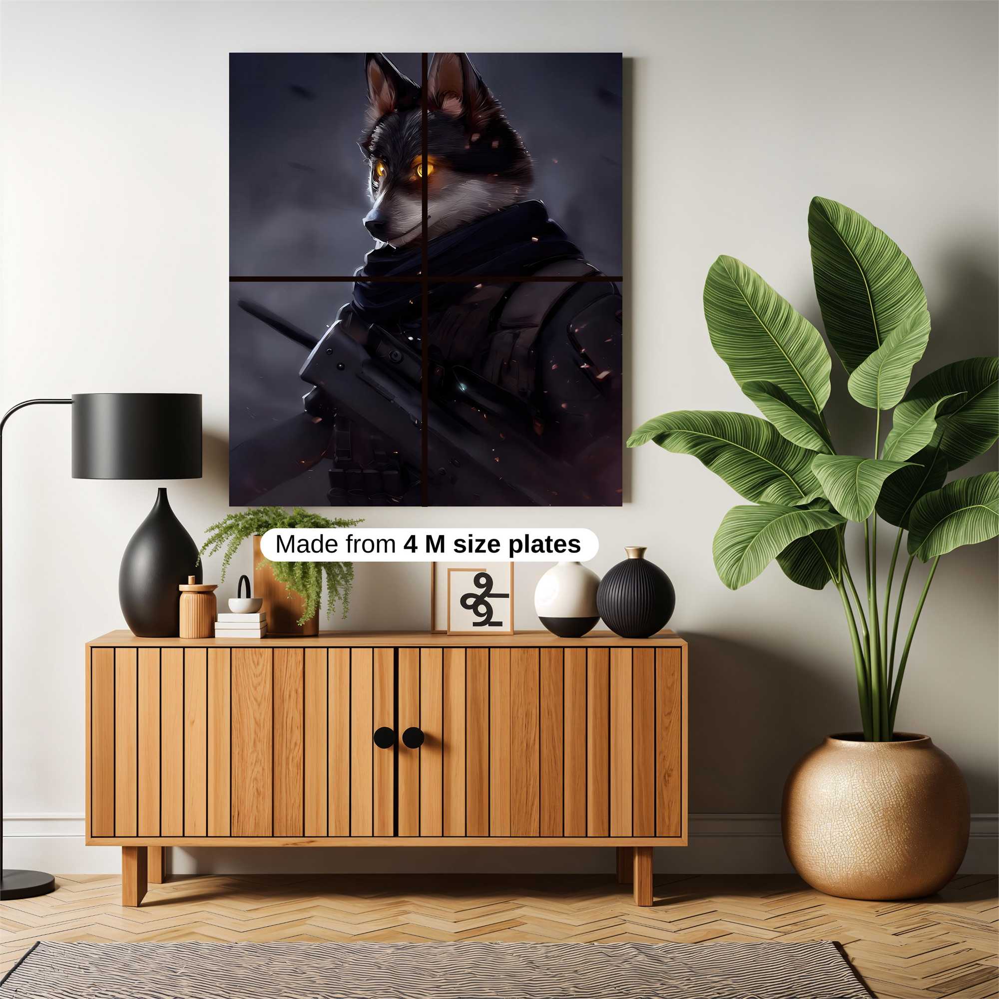 Wolf Vigilance Safe Wall Magnetic / M