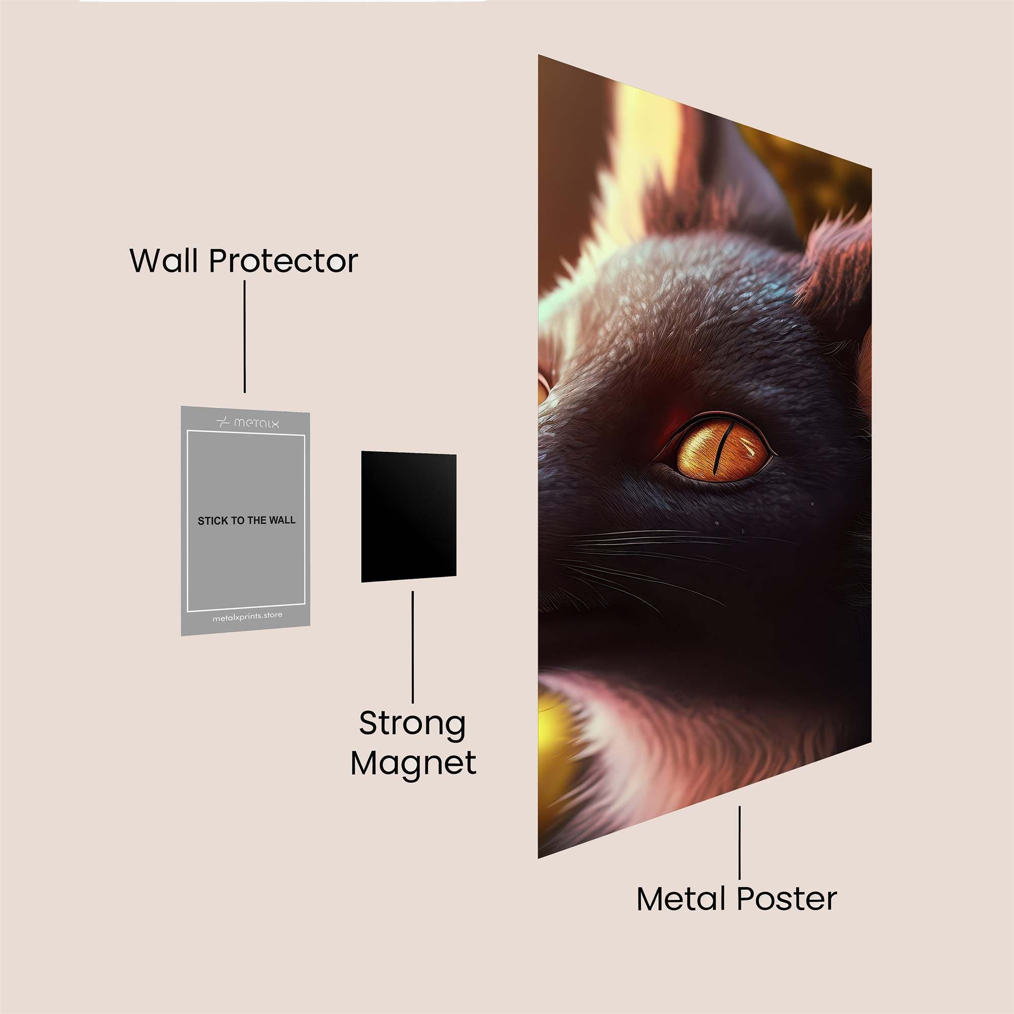 Fennec Dream Safe Wall Magnetic / M