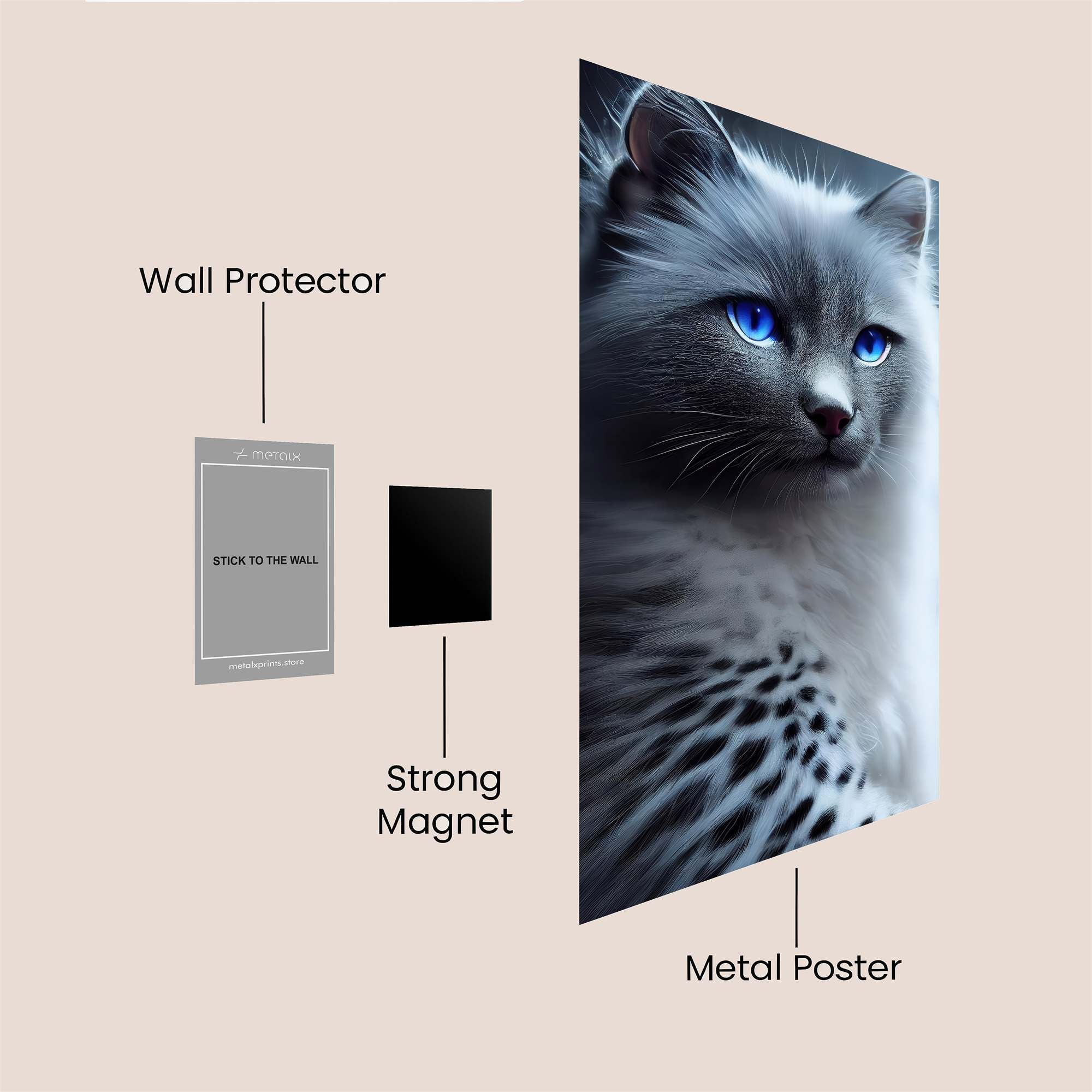 Mystic Gaze Safe Wall Magnetic / M