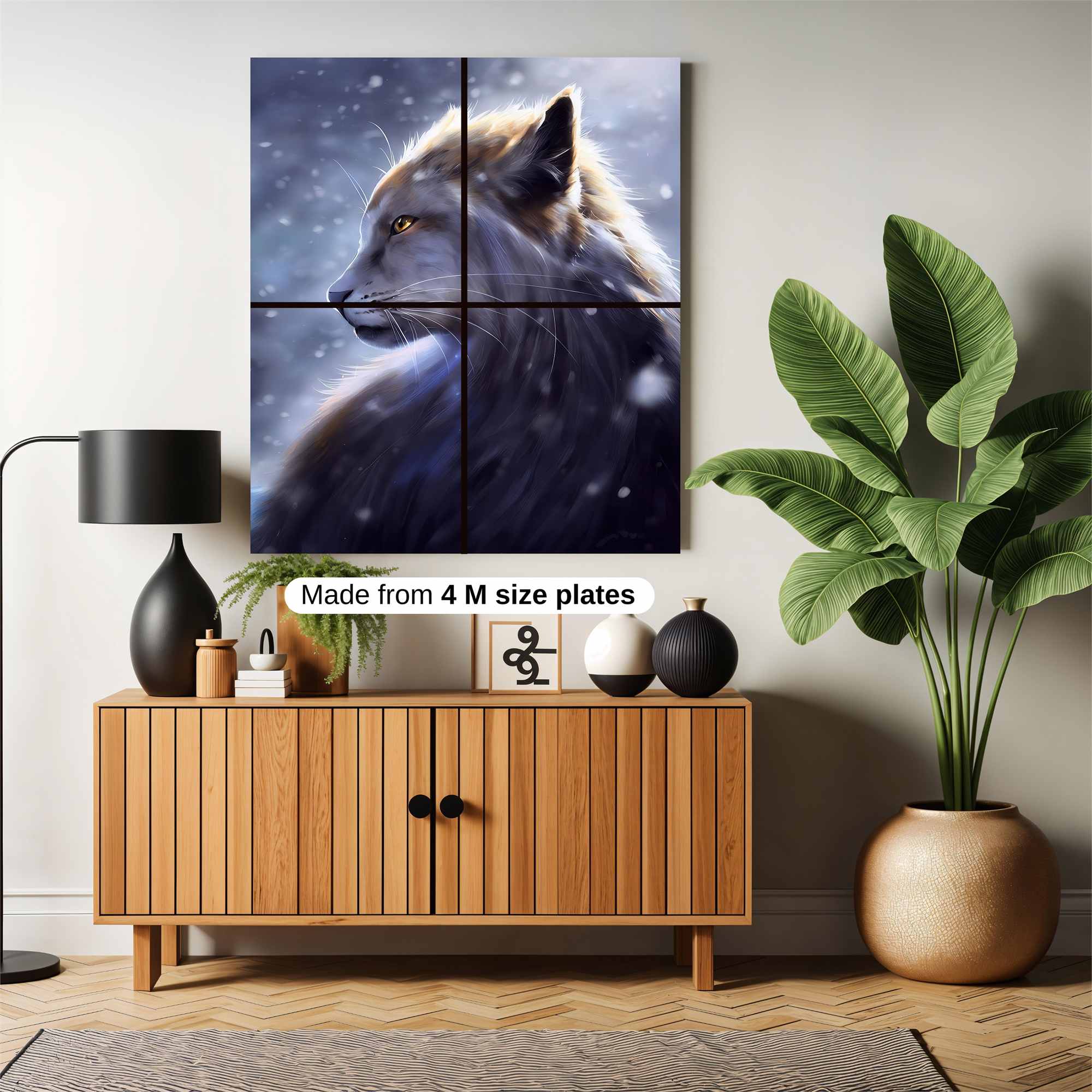 Snow Leopard Safe Wall Magnetic / M