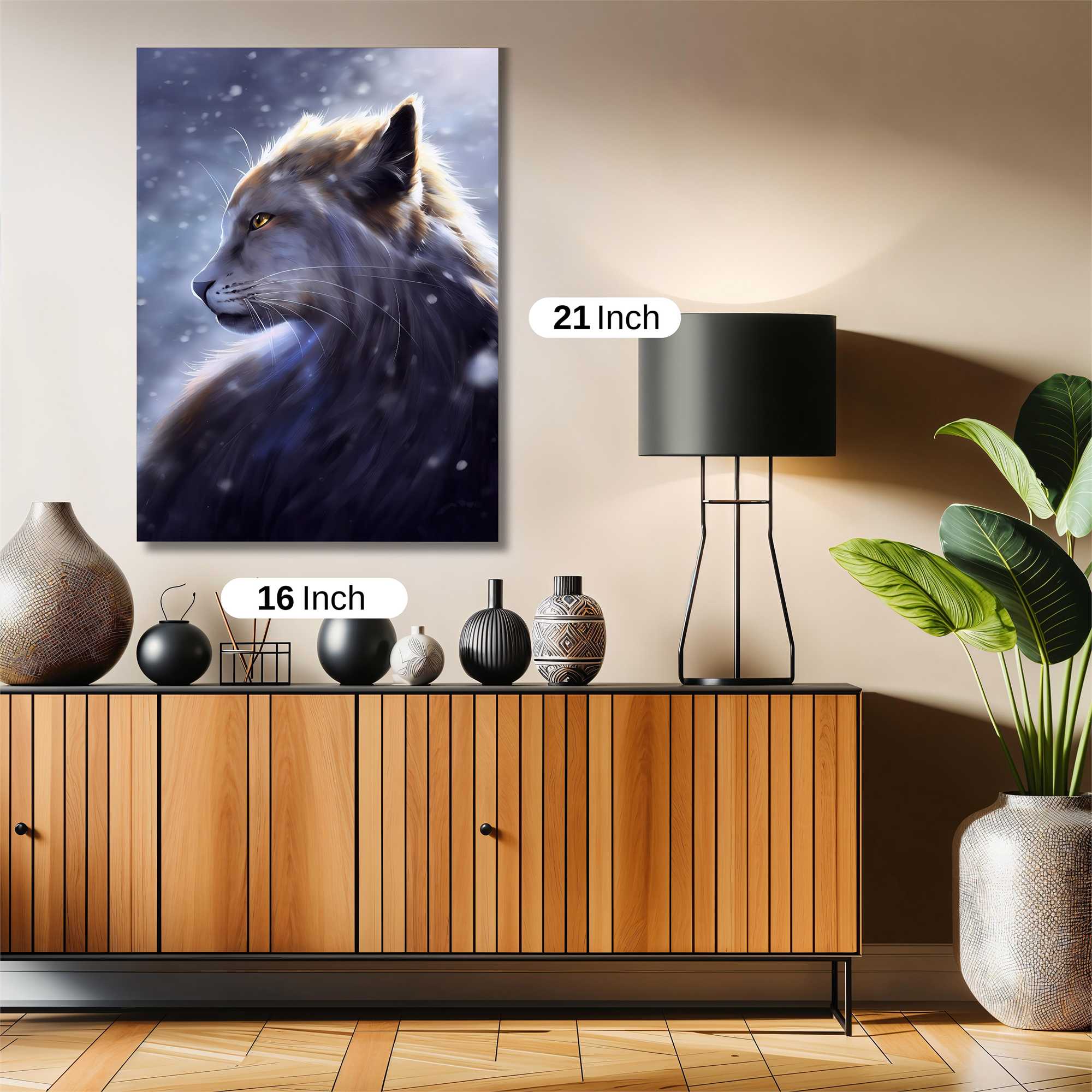 Snow Leopard Safe Wall Magnetic / M