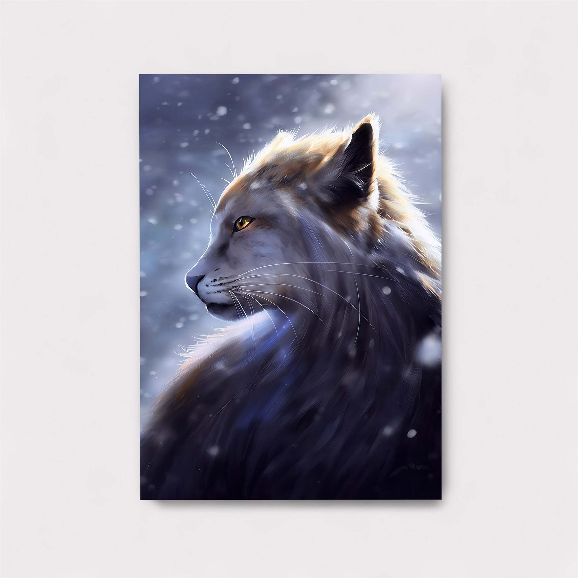 Snow Leopard Safe Wall Magnetic / M