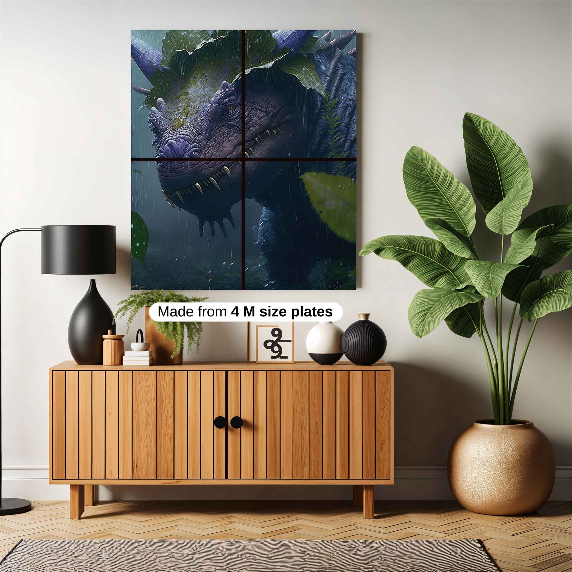 Dino Drizzle Safe Wall Magnetic / M