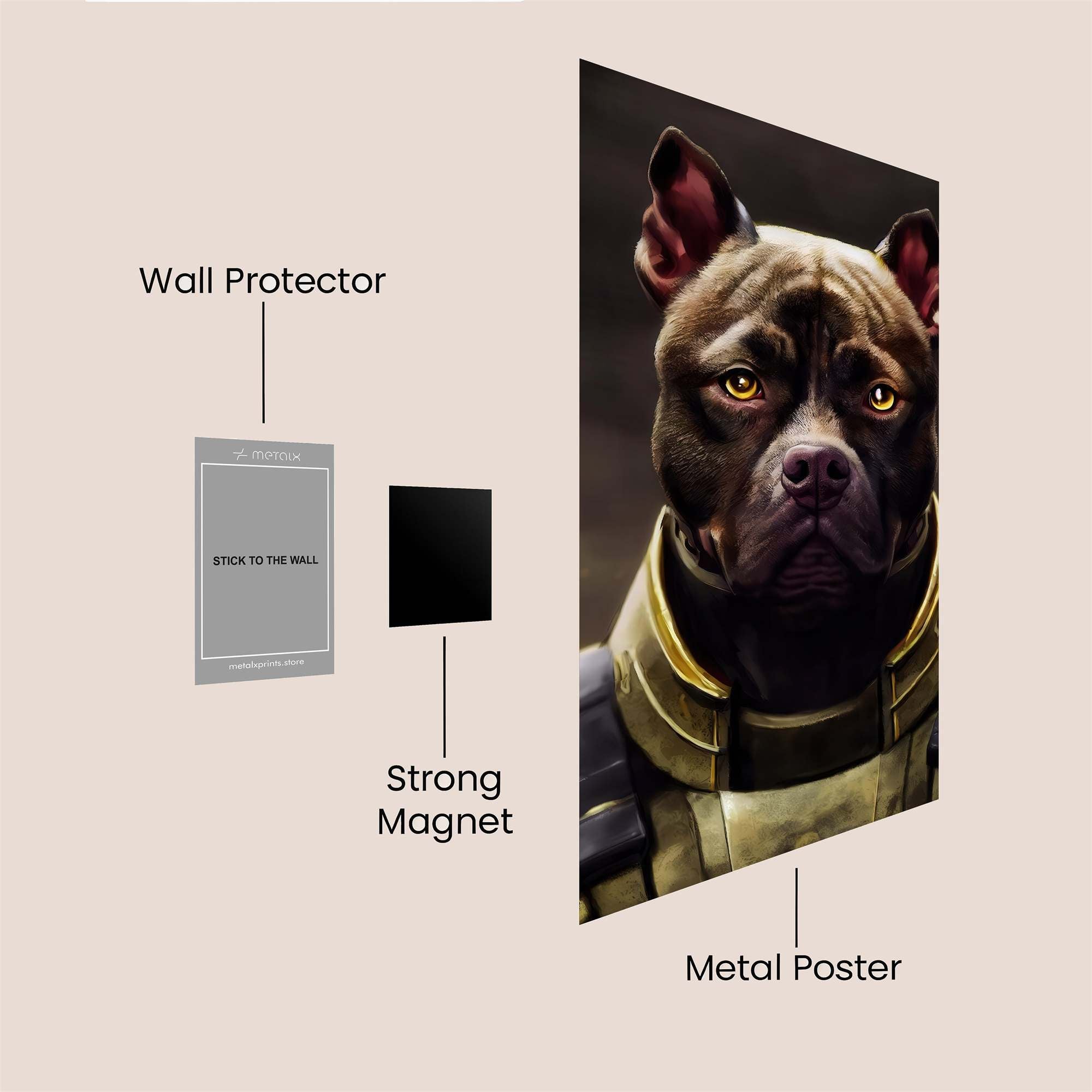 Sergeant Stoic Safe Wall Magnetic / M