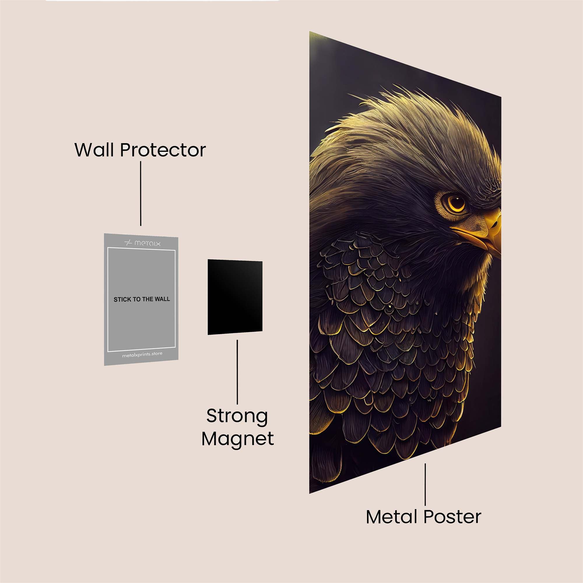 Eagle Majesty Safe Wall Magnetic / M
