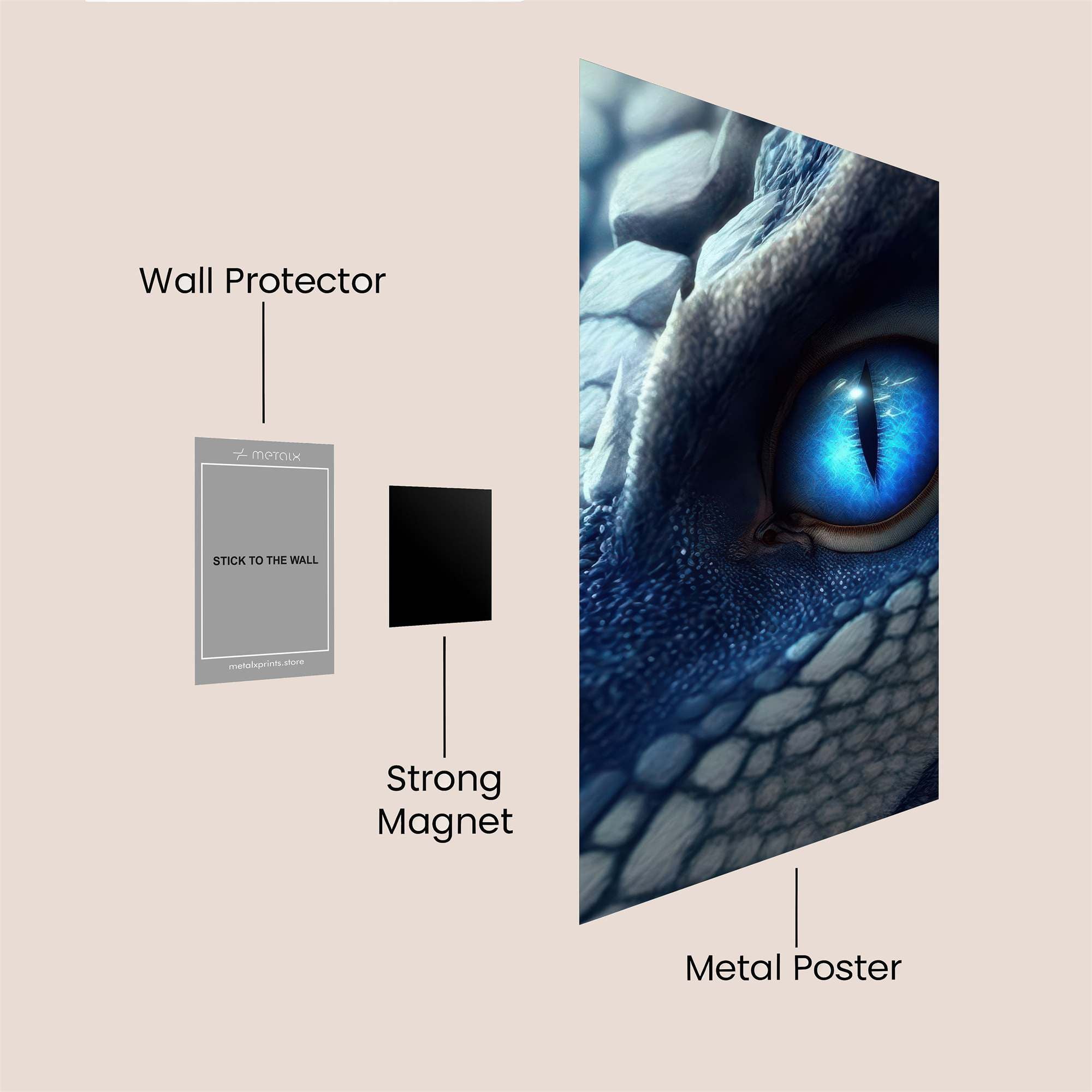 Dragon Enigma Safe Wall Magnetic / M