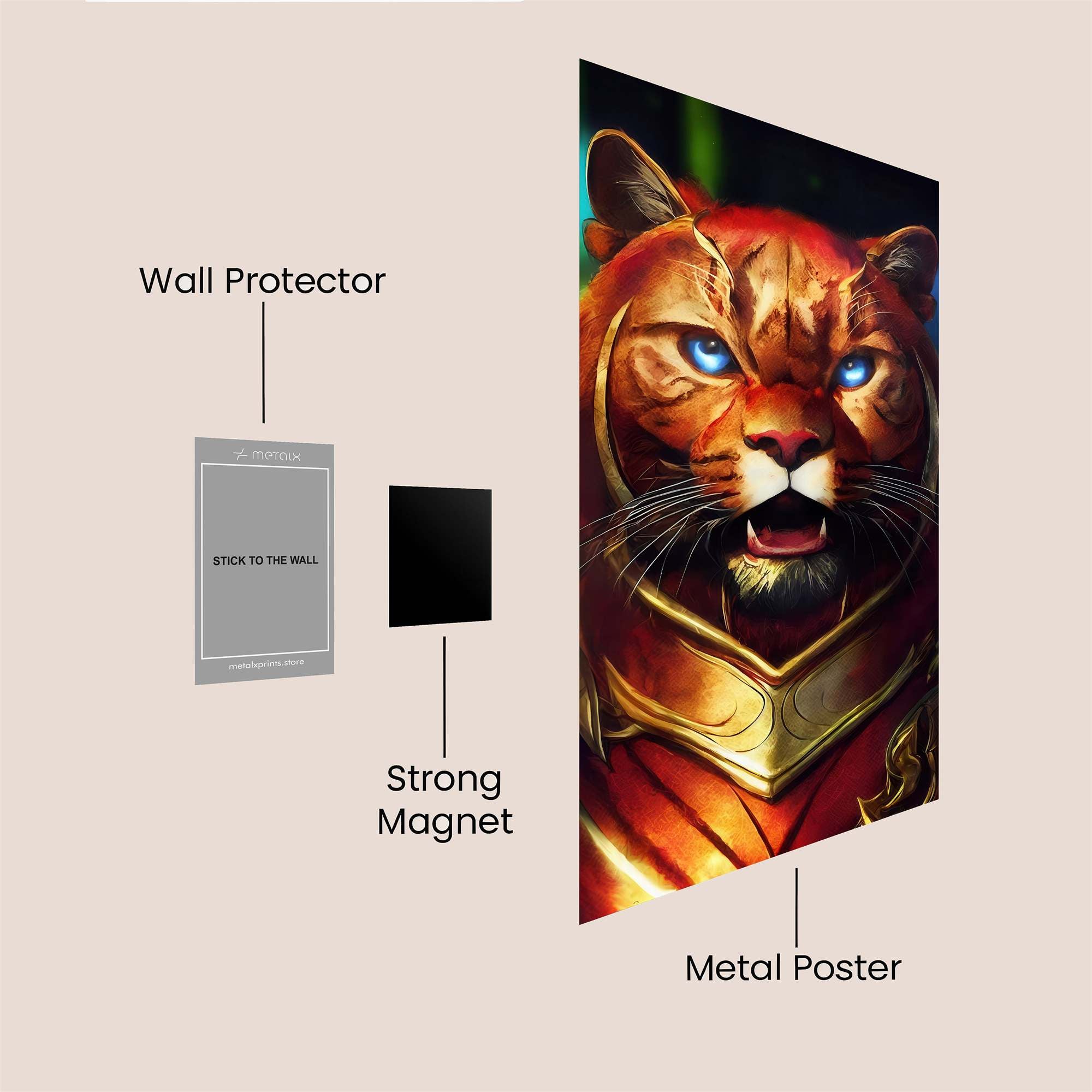 Feline Majesty Safe Wall Magnetic / M
