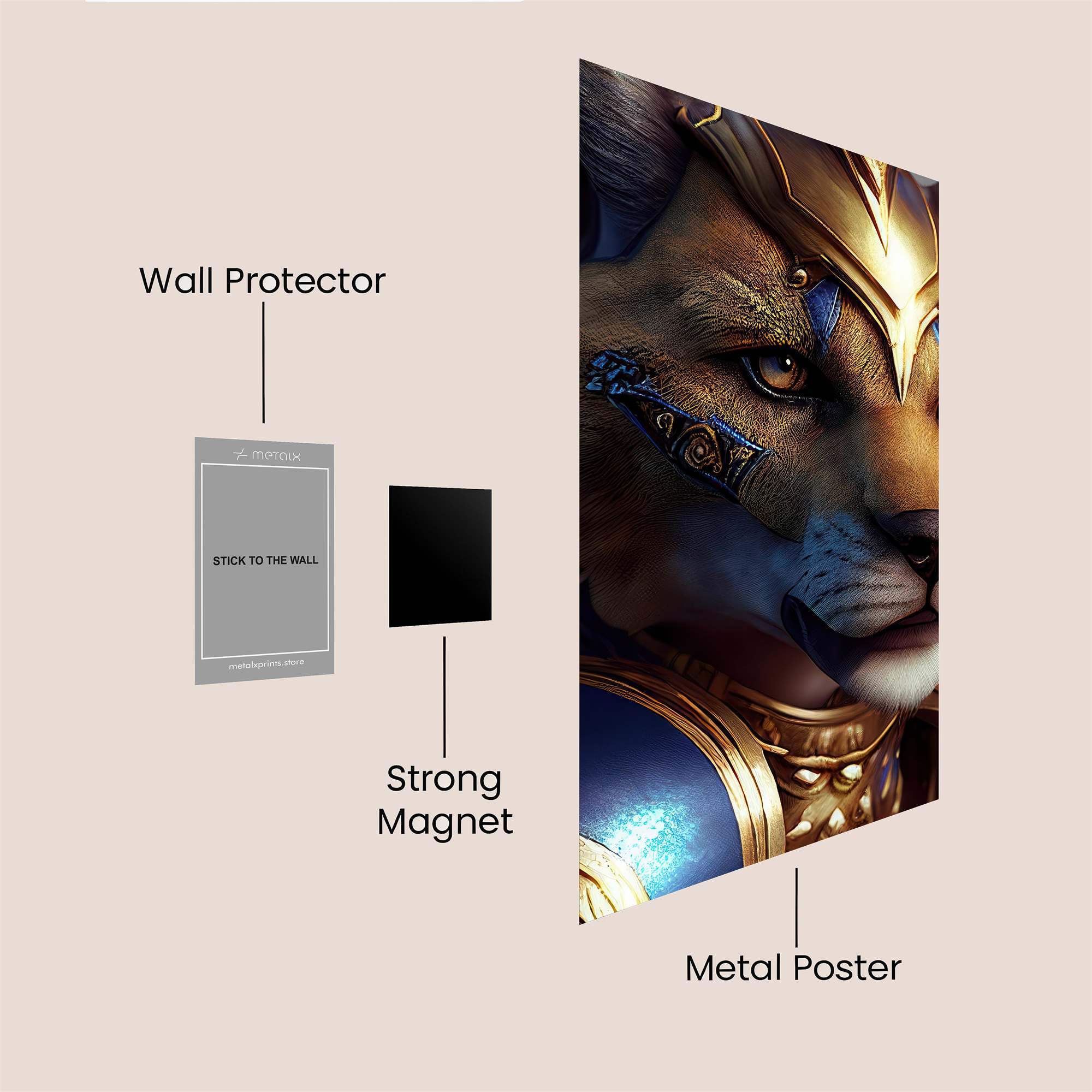 Anubis Regal Safe Wall Magnetic / M