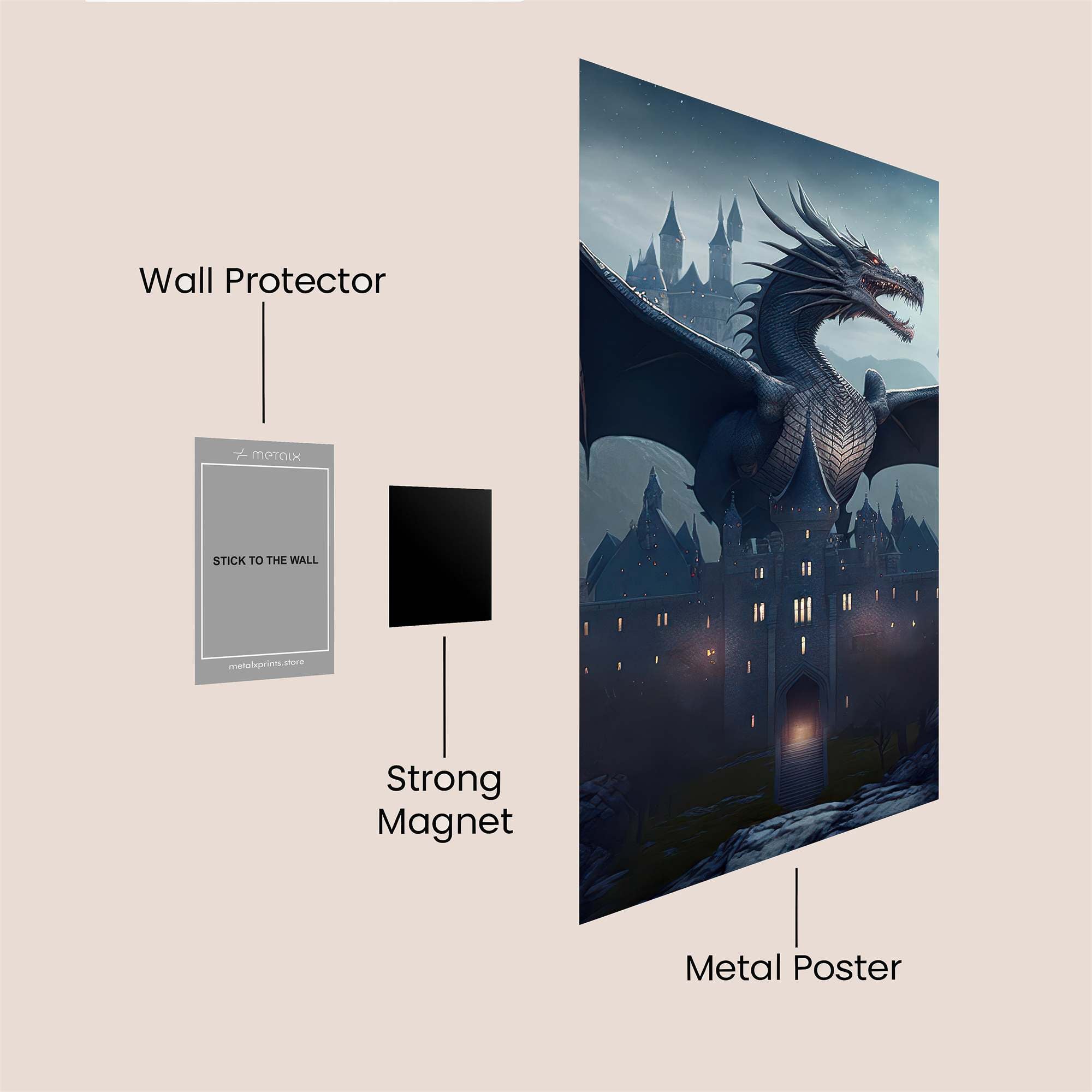 Dragon Dread Safe Wall Magnetic / M