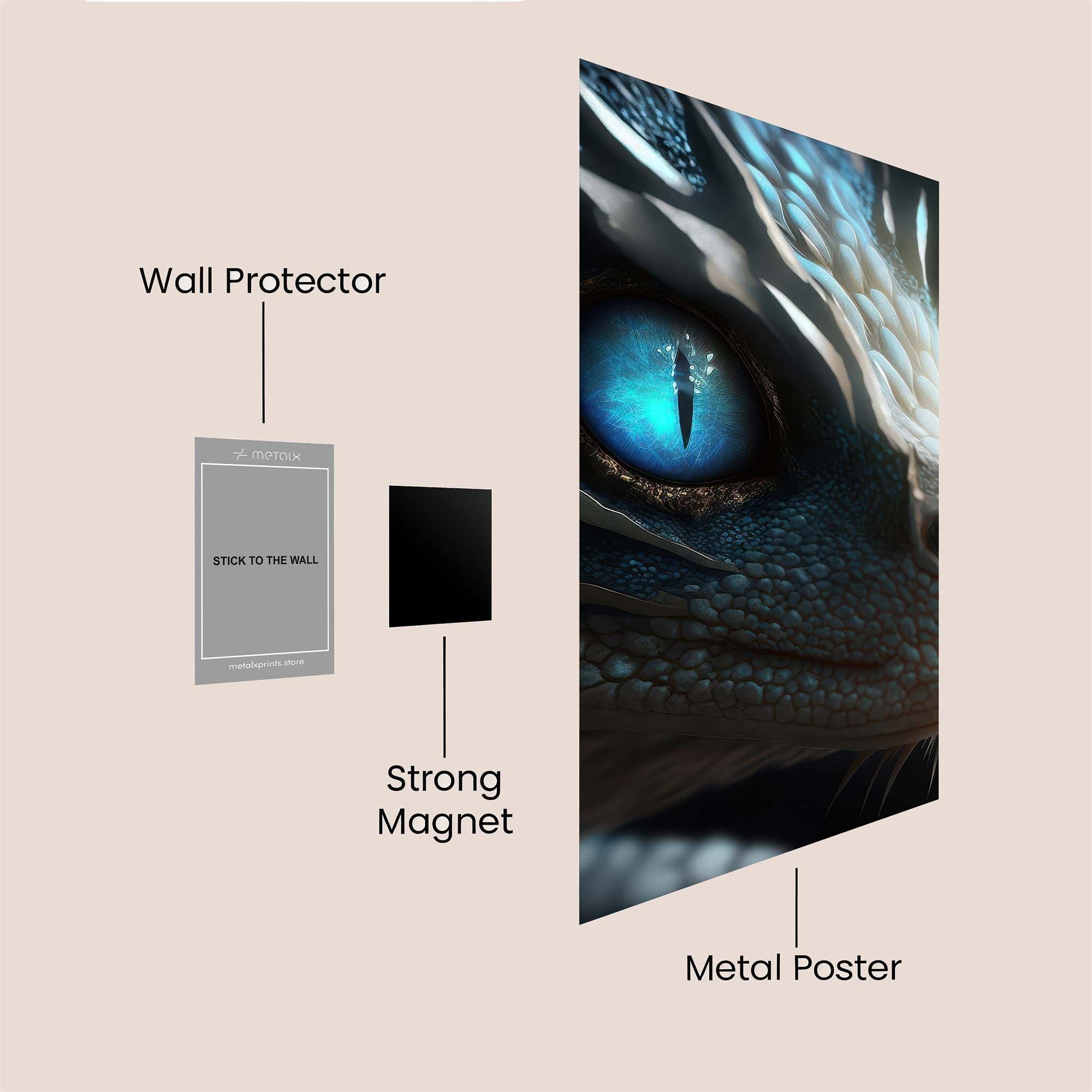 Dragon Enigma Safe Wall Magnetic / M