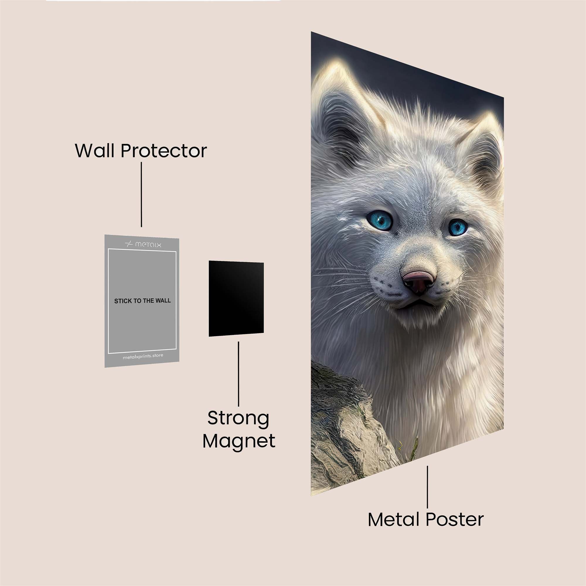 Arctic Serenity Safe Wall Magnetic / M