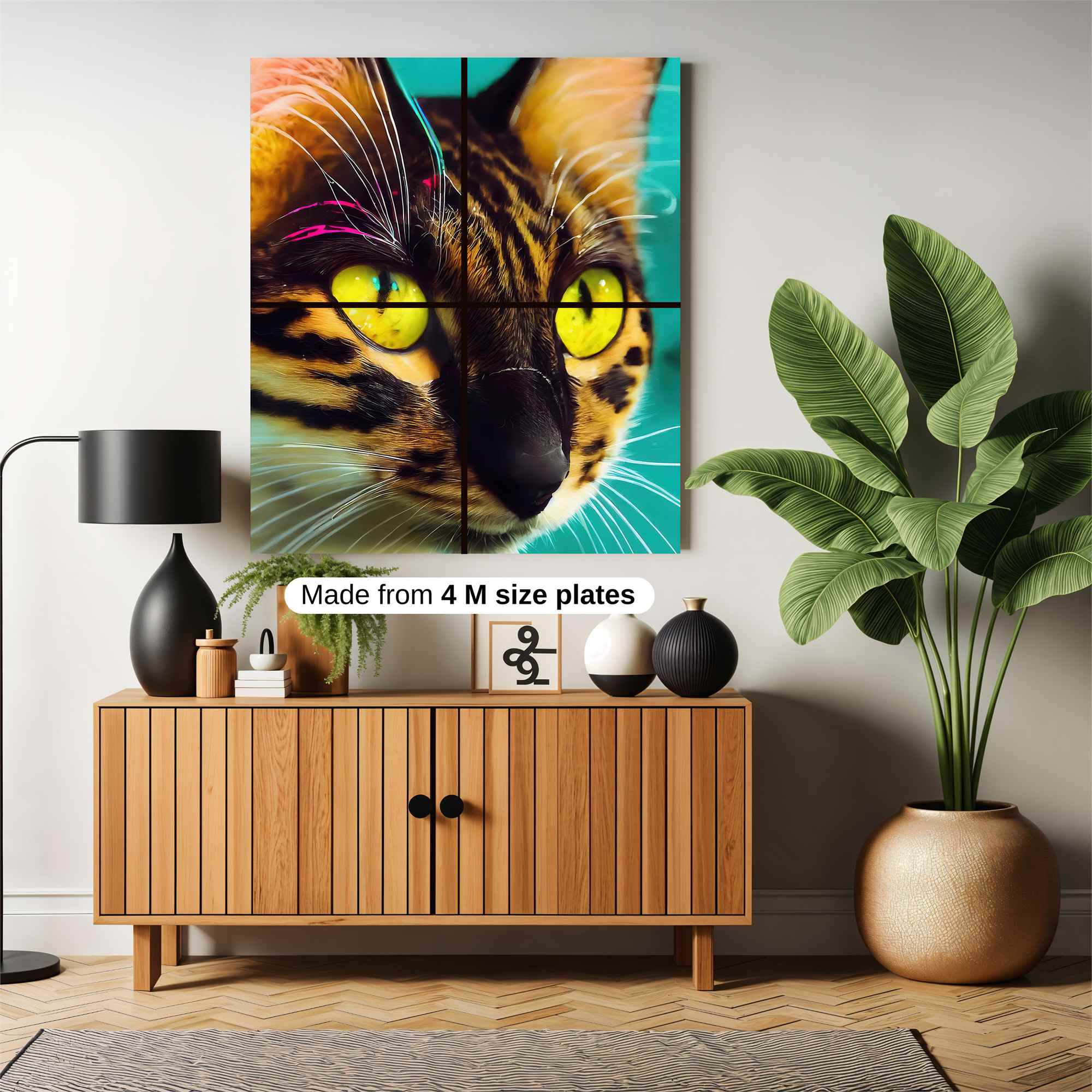 Feline Mystery Safe Wall Magnetic / M