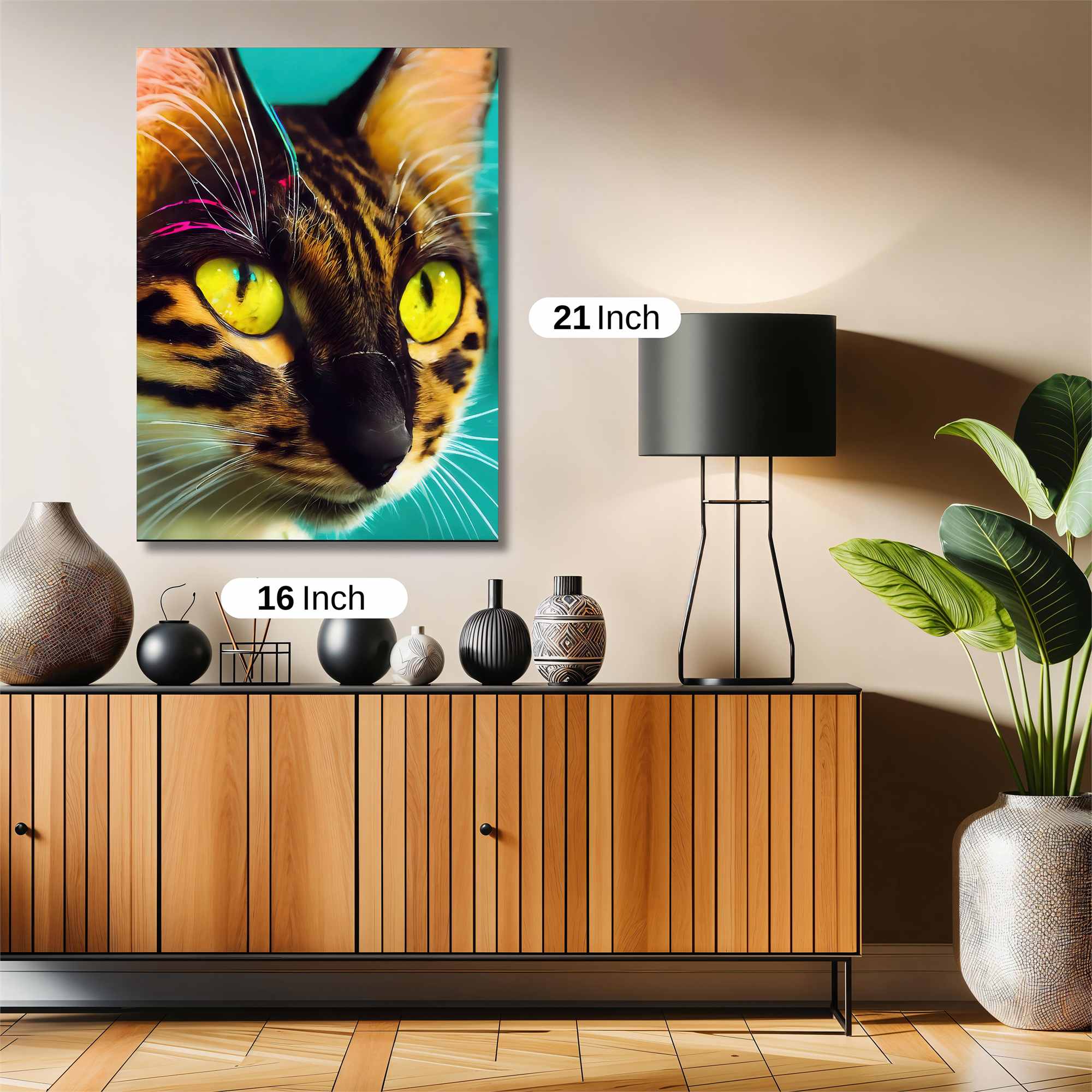 Feline Mystery Safe Wall Magnetic / M