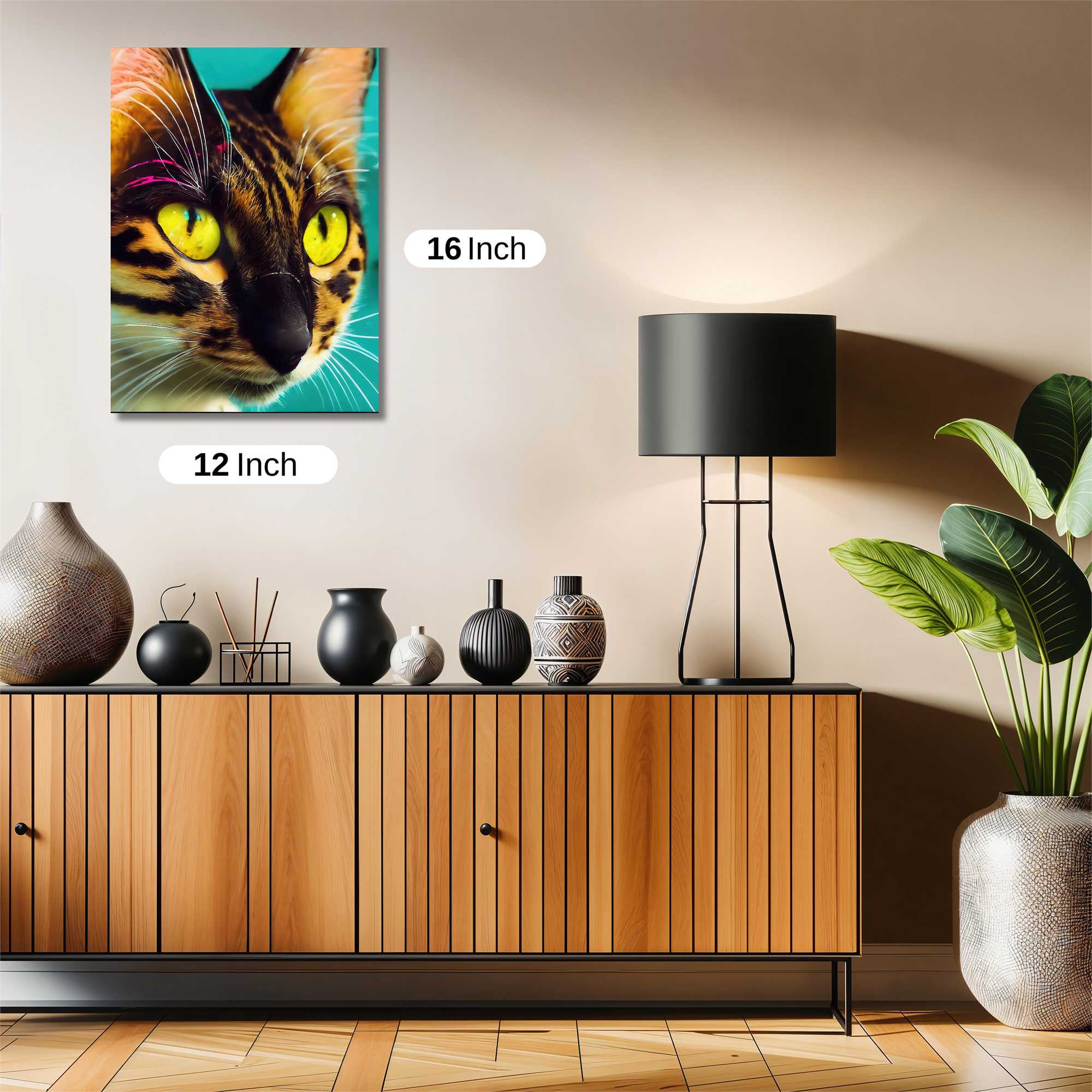 Feline Mystery Safe Wall Magnetic / M