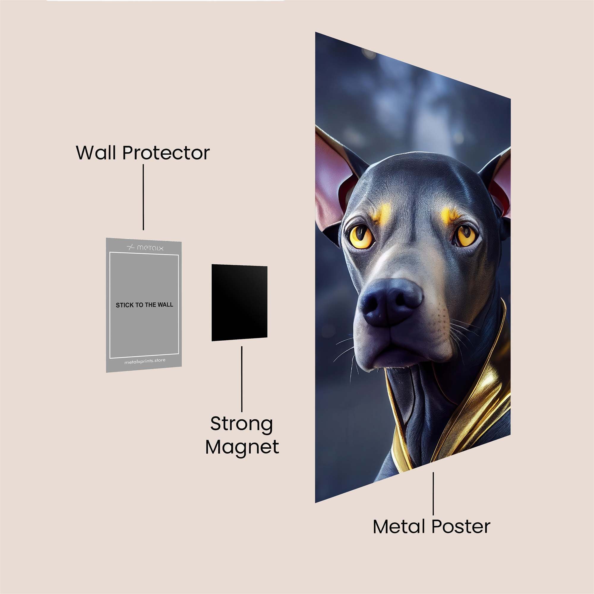 Anubis Enigma Safe Wall Magnetic / M