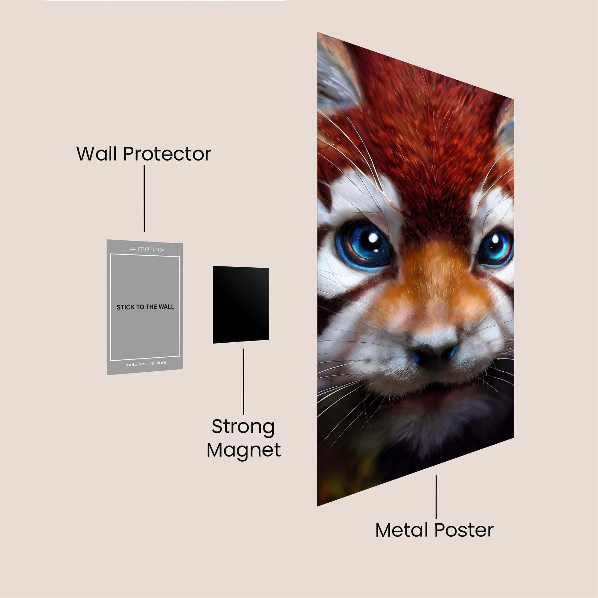 RedPanda Wonder Safe Wall Magnetic / M