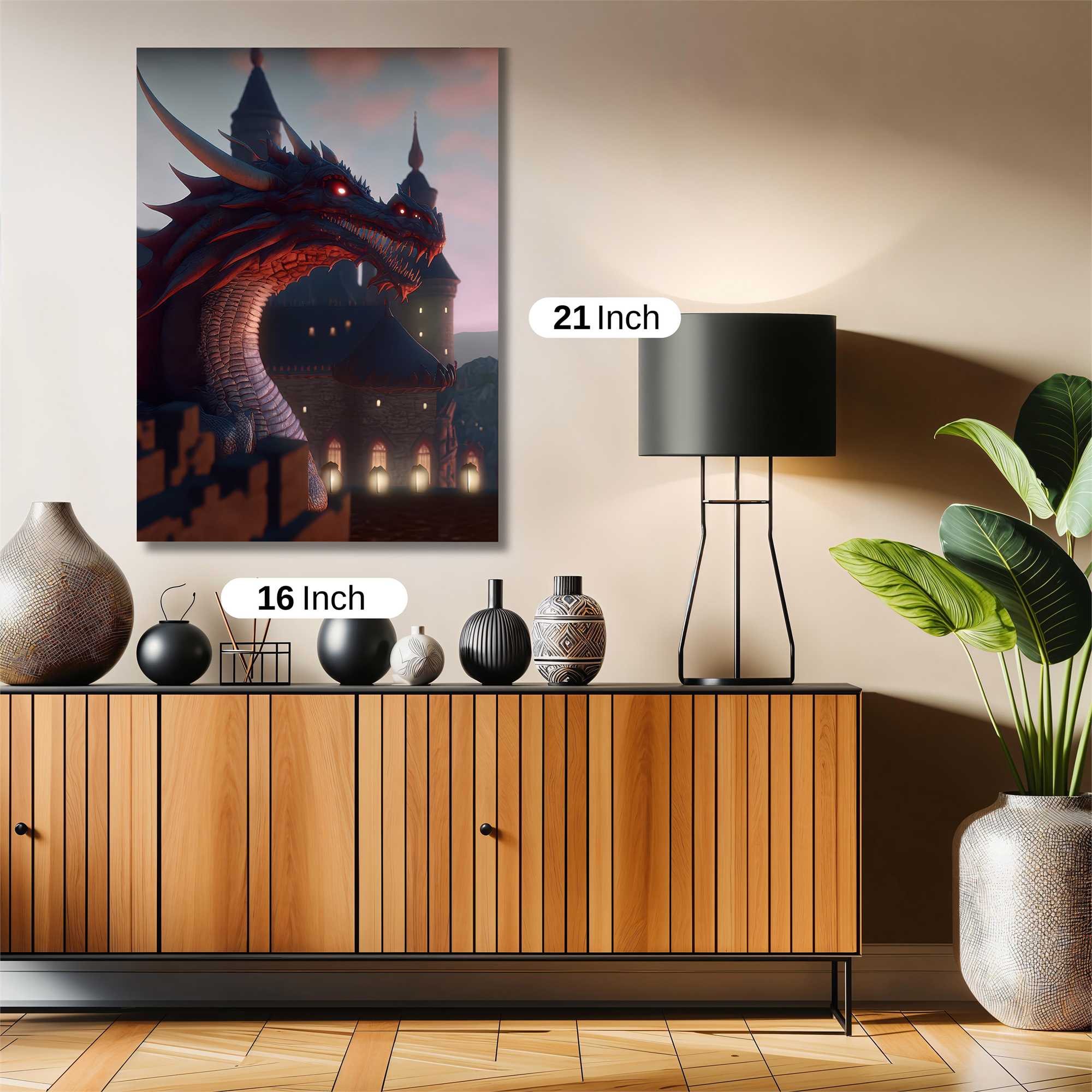 Draconic Twilight Safe Wall Magnetic / M