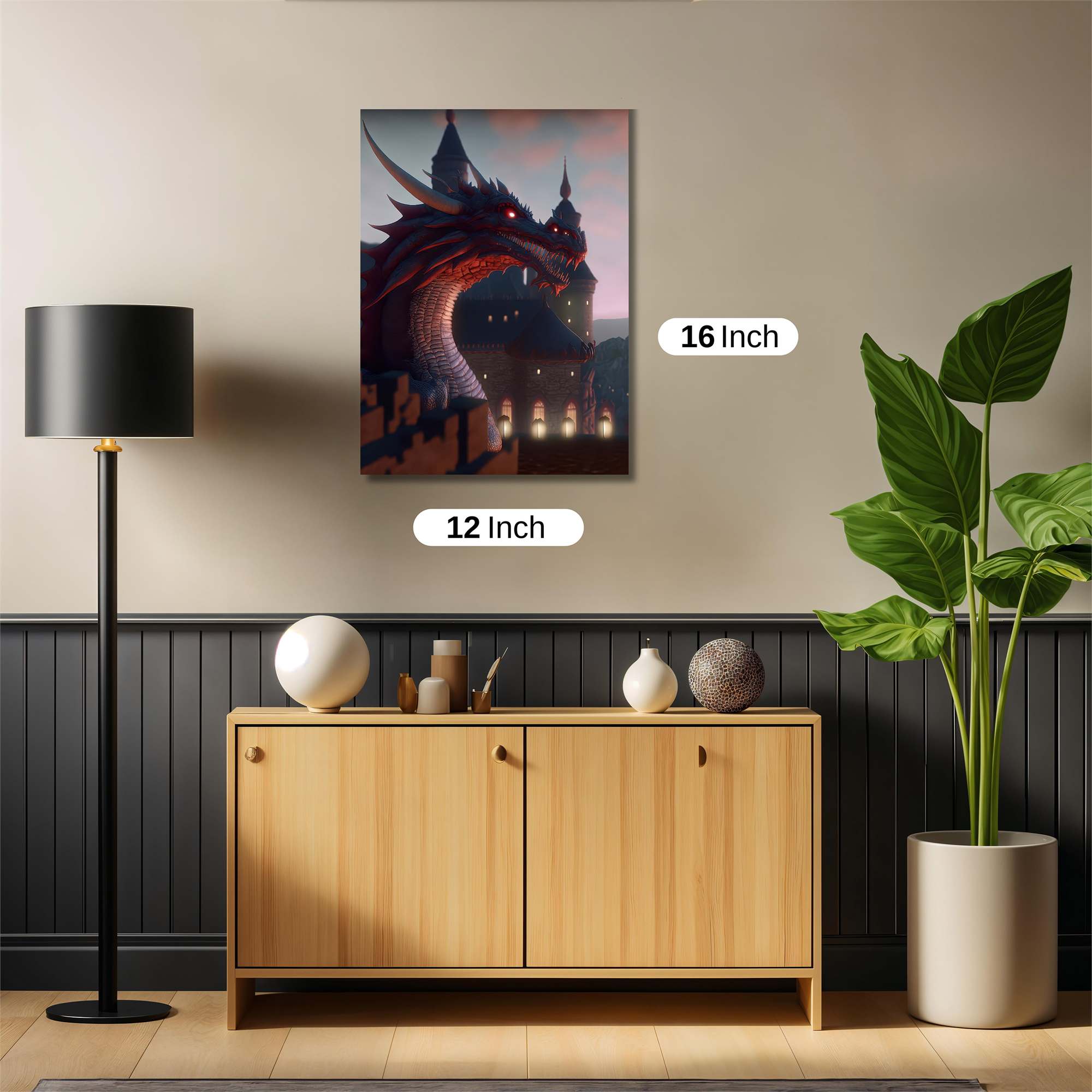 Draconic Twilight Safe Wall Magnetic / M