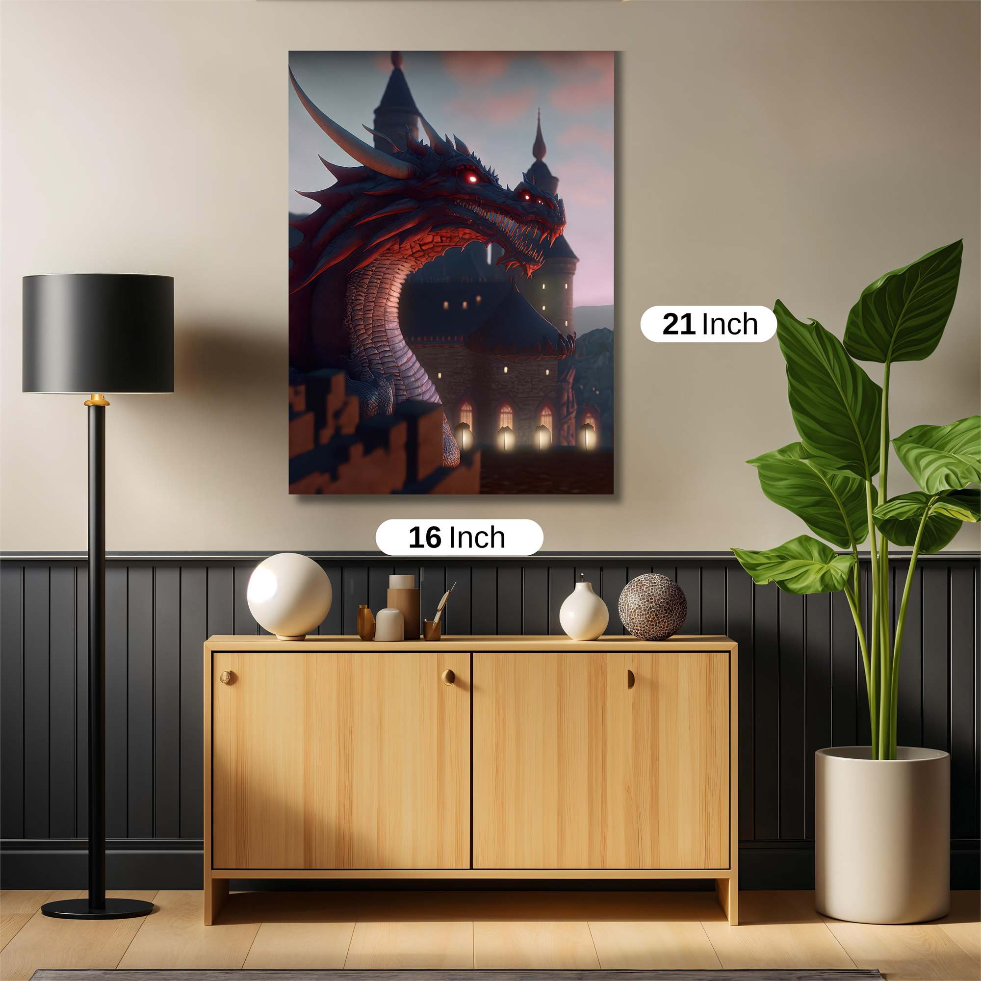 Draconic Twilight Safe Wall Magnetic / M