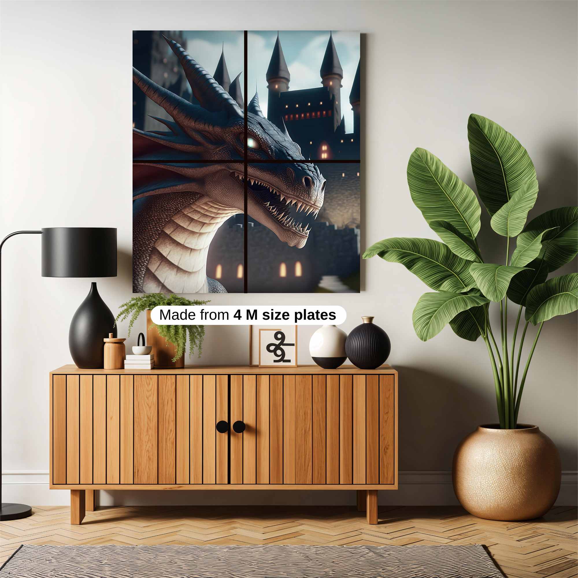 Dragon Menace Safe Wall Magnetic / M