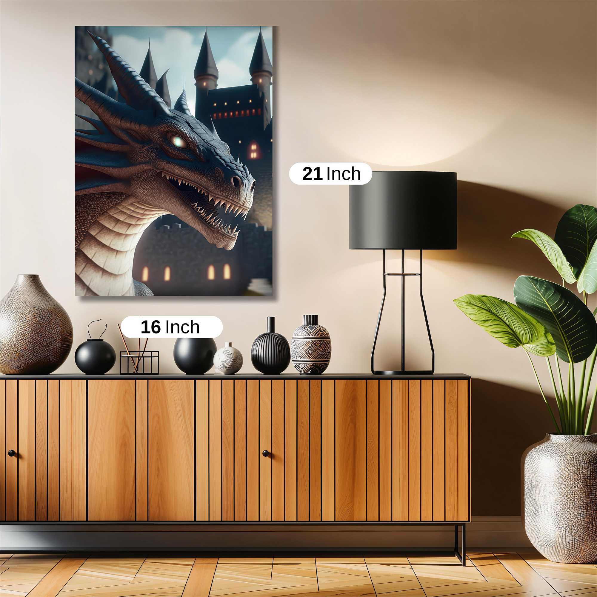 Dragon Menace Safe Wall Magnetic / M