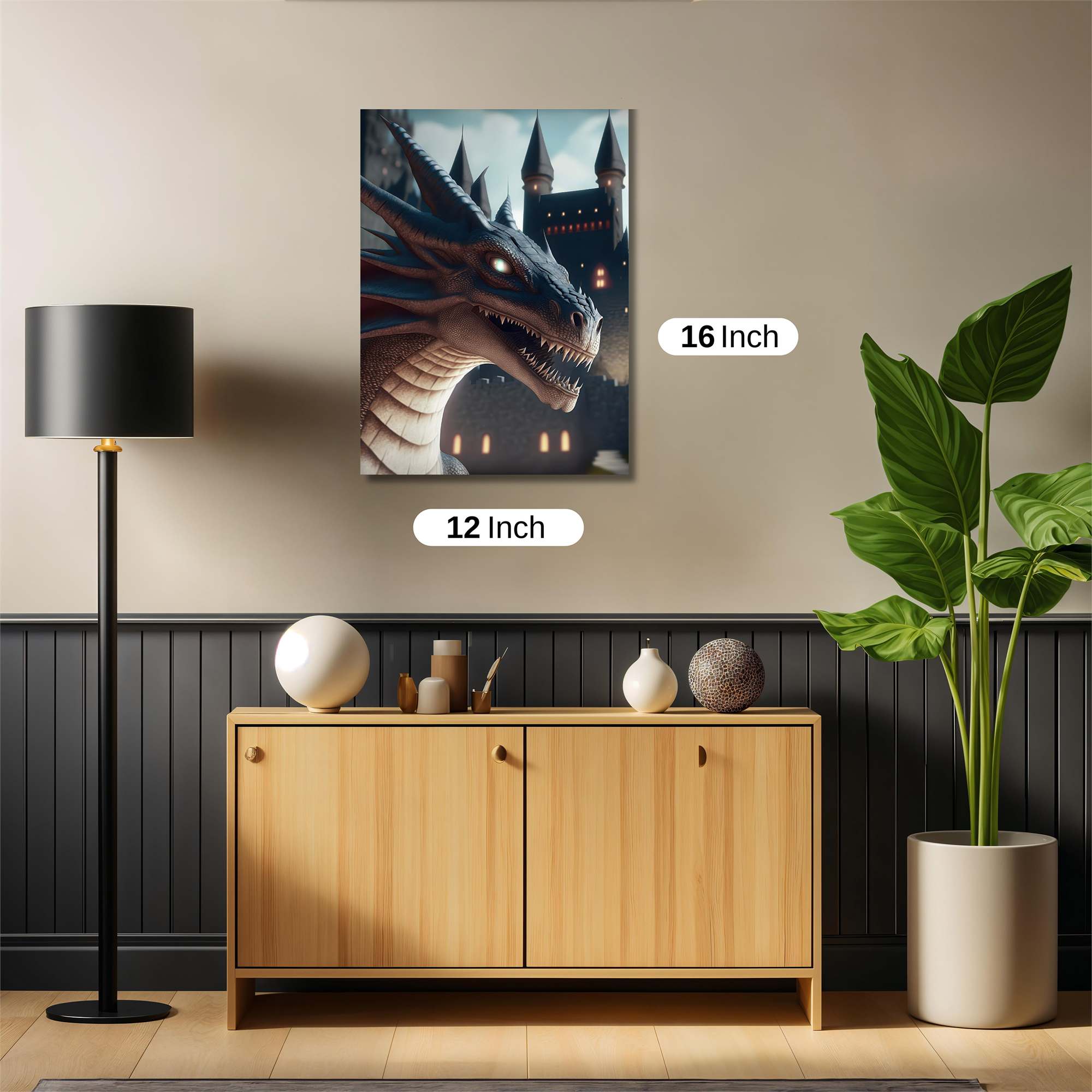 Dragon Menace Safe Wall Magnetic / M