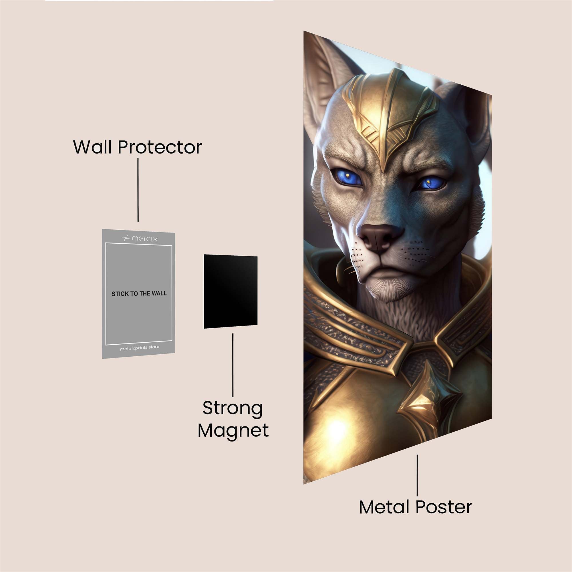 Bastet Regal Safe Wall Magnetic / M