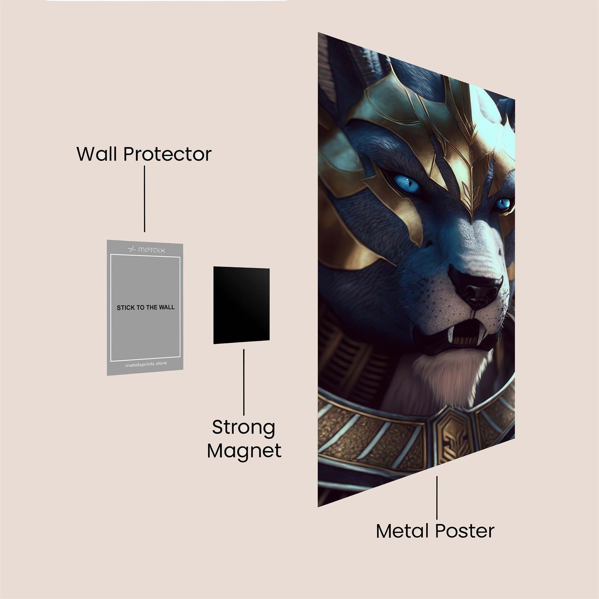Anubis Regal Safe Wall Magnetic / M