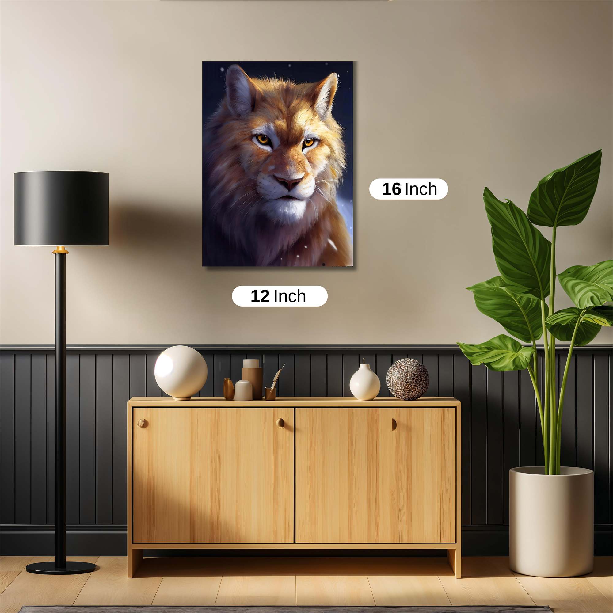 Lion Serenity Safe Wall Magnetic / M