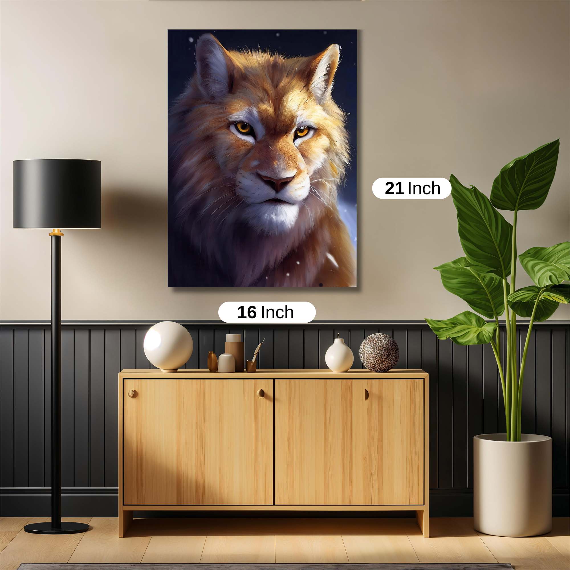 Lion Serenity Safe Wall Magnetic / M
