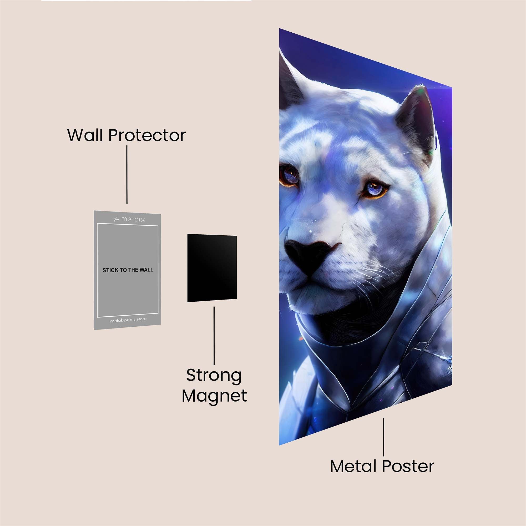 Knightly Grace Safe Wall Magnetic / M