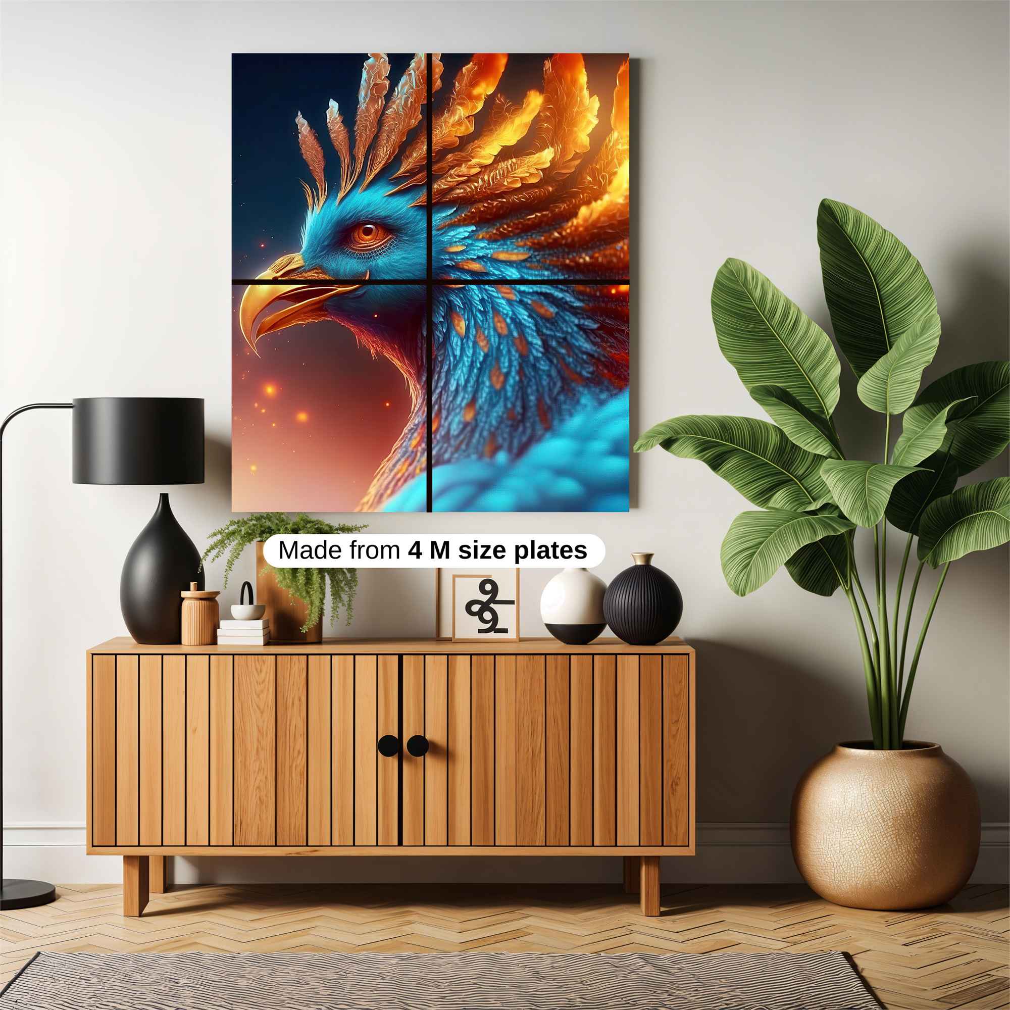 Phoenix Blaze Safe Wall Magnetic / M