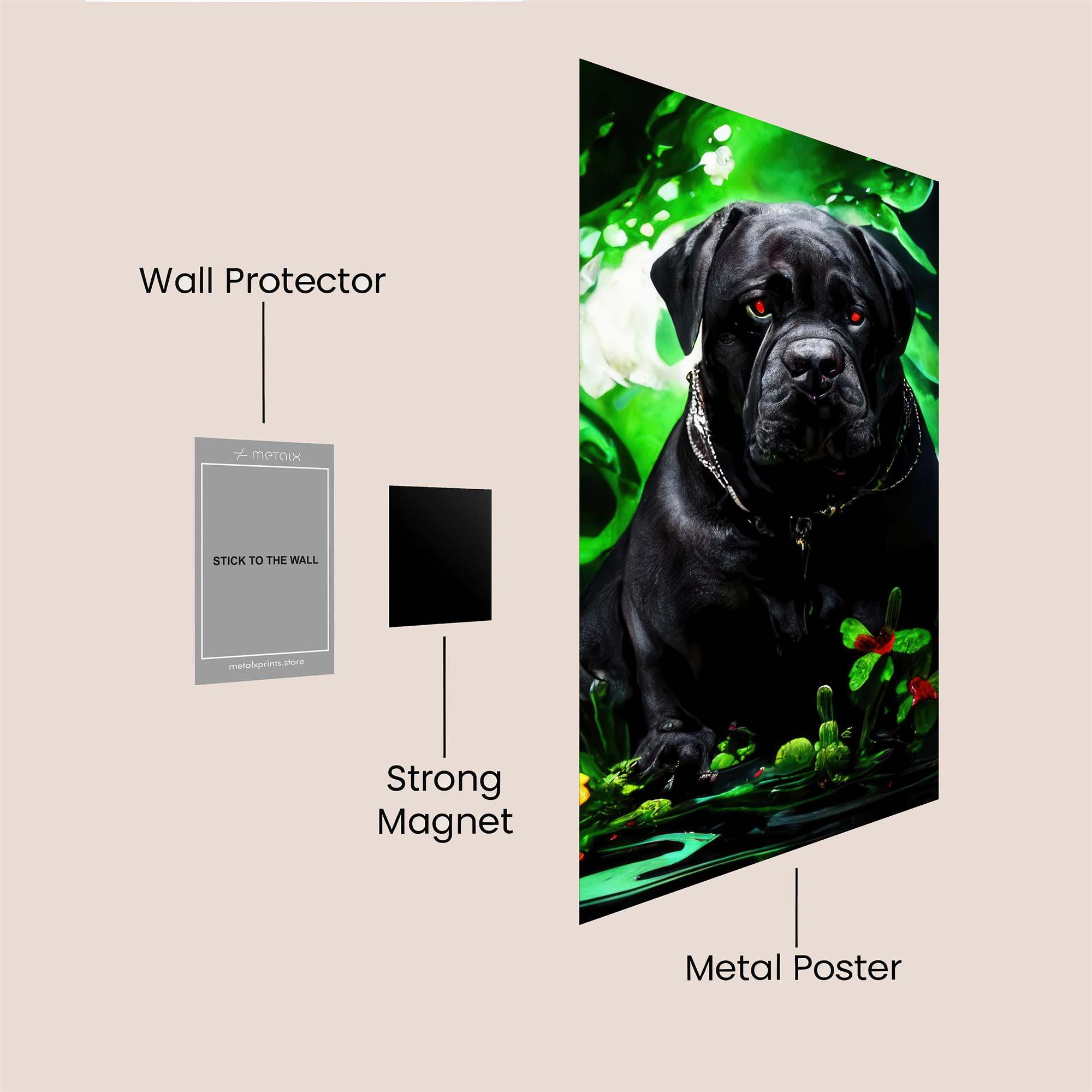 Cerberus Enigma Safe Wall Magnetic / M