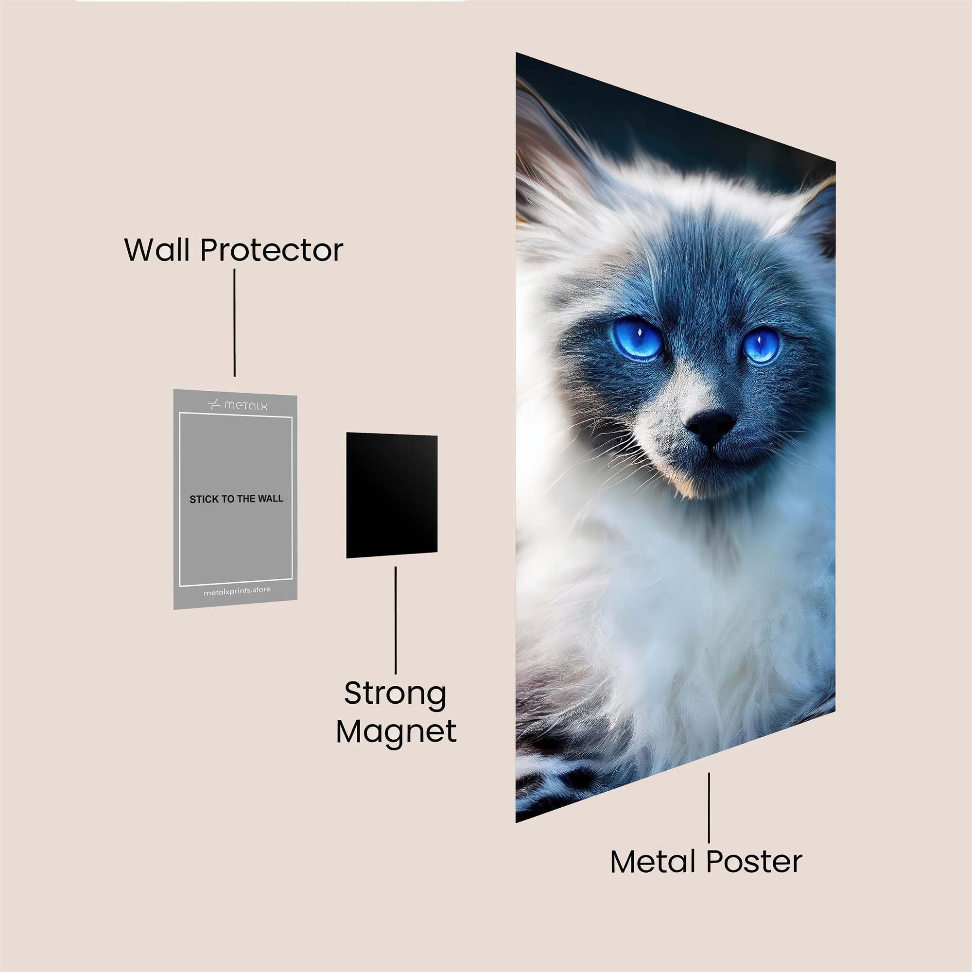 Mystic Gaze Safe Wall Magnetic / M