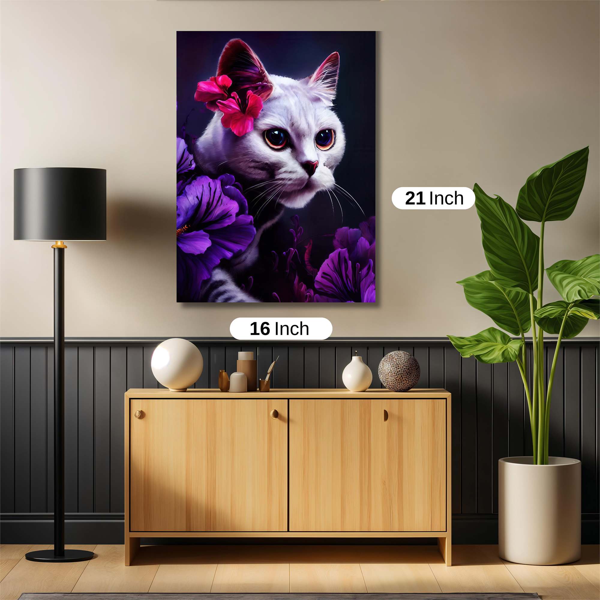 Feline Enchantment Safe Wall Magnetic / M