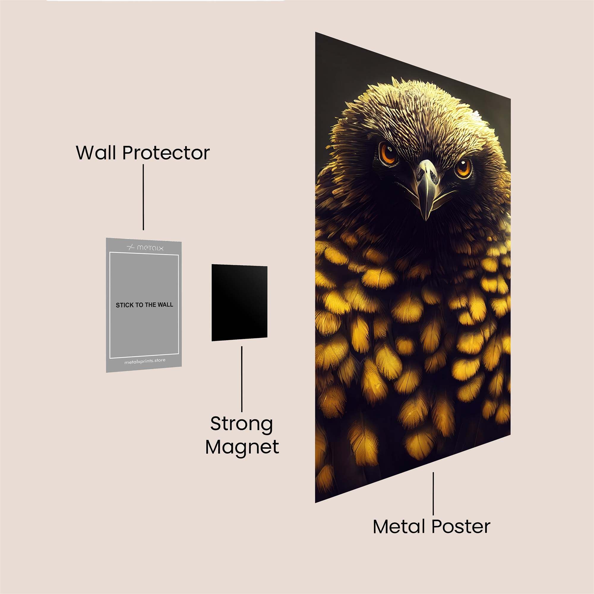 Kiwi Radiance Safe Wall Magnetic / M