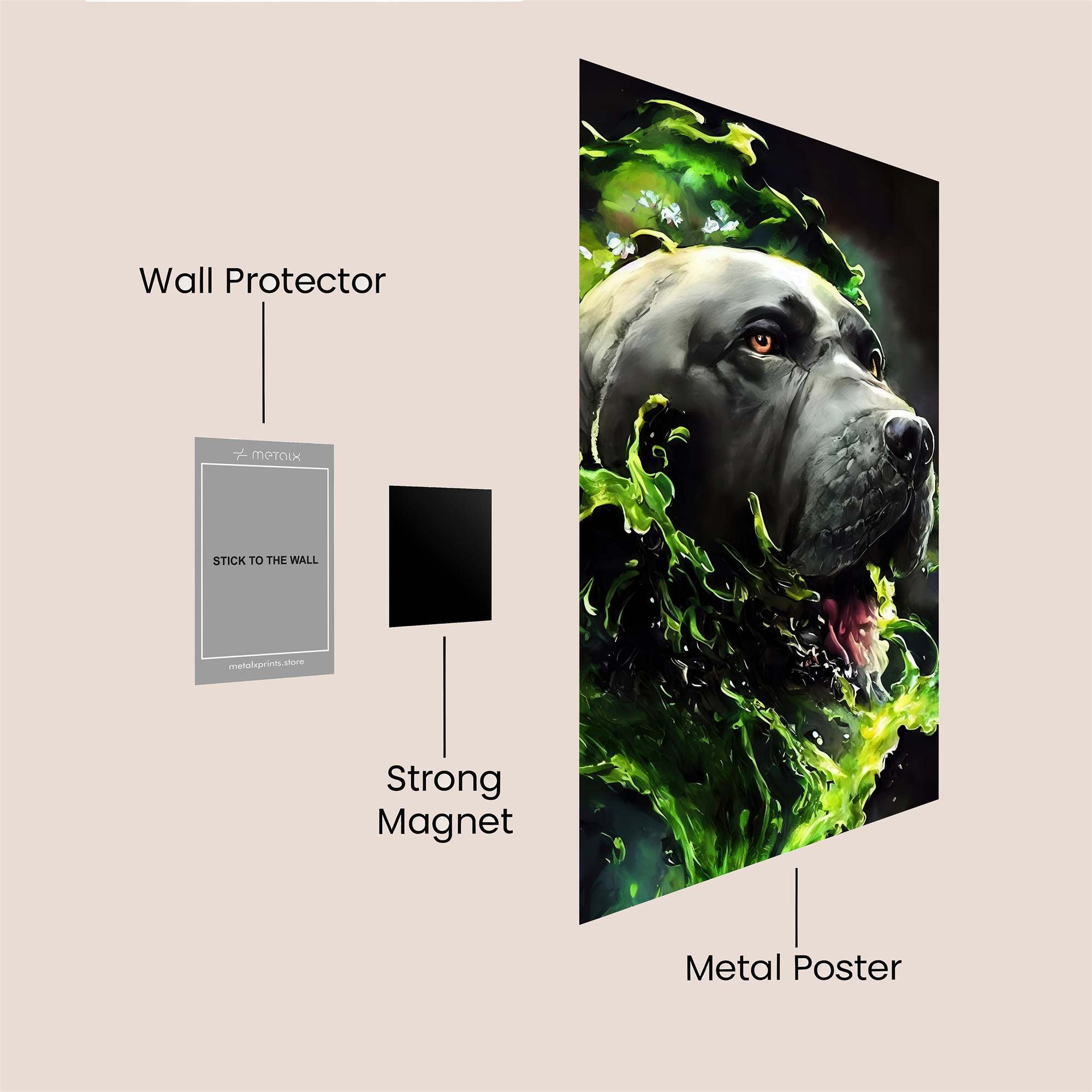 Neon Fury Safe Wall Magnetic / M