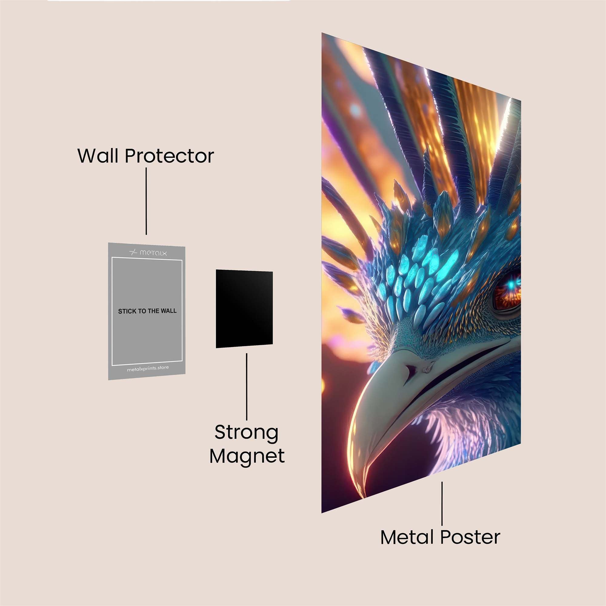 Phoenix Radiant Safe Wall Magnetic / M